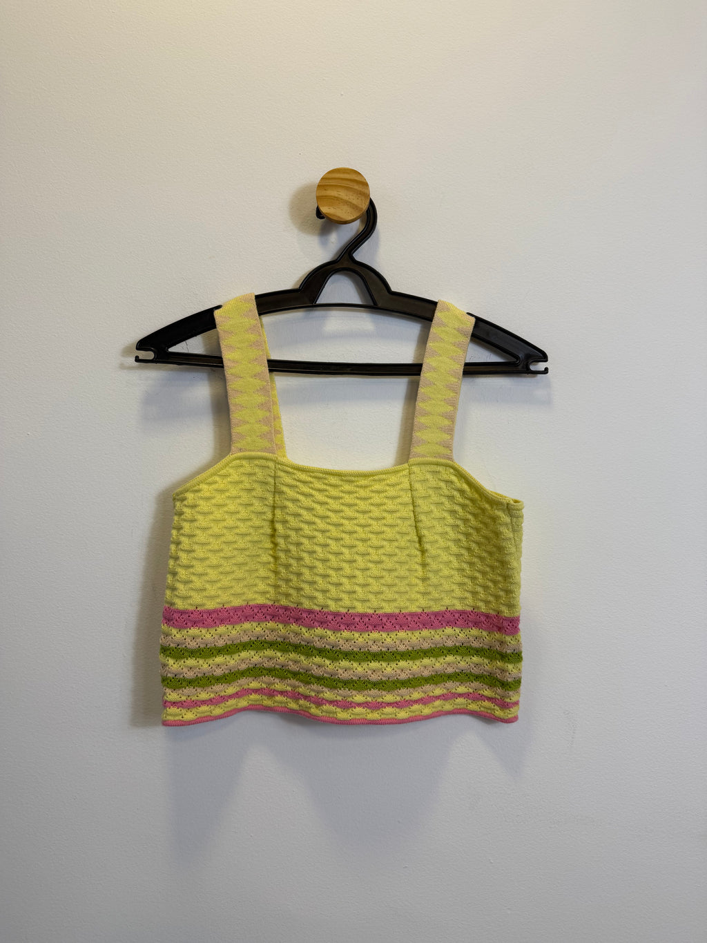 Cropped Tricot Amarelo