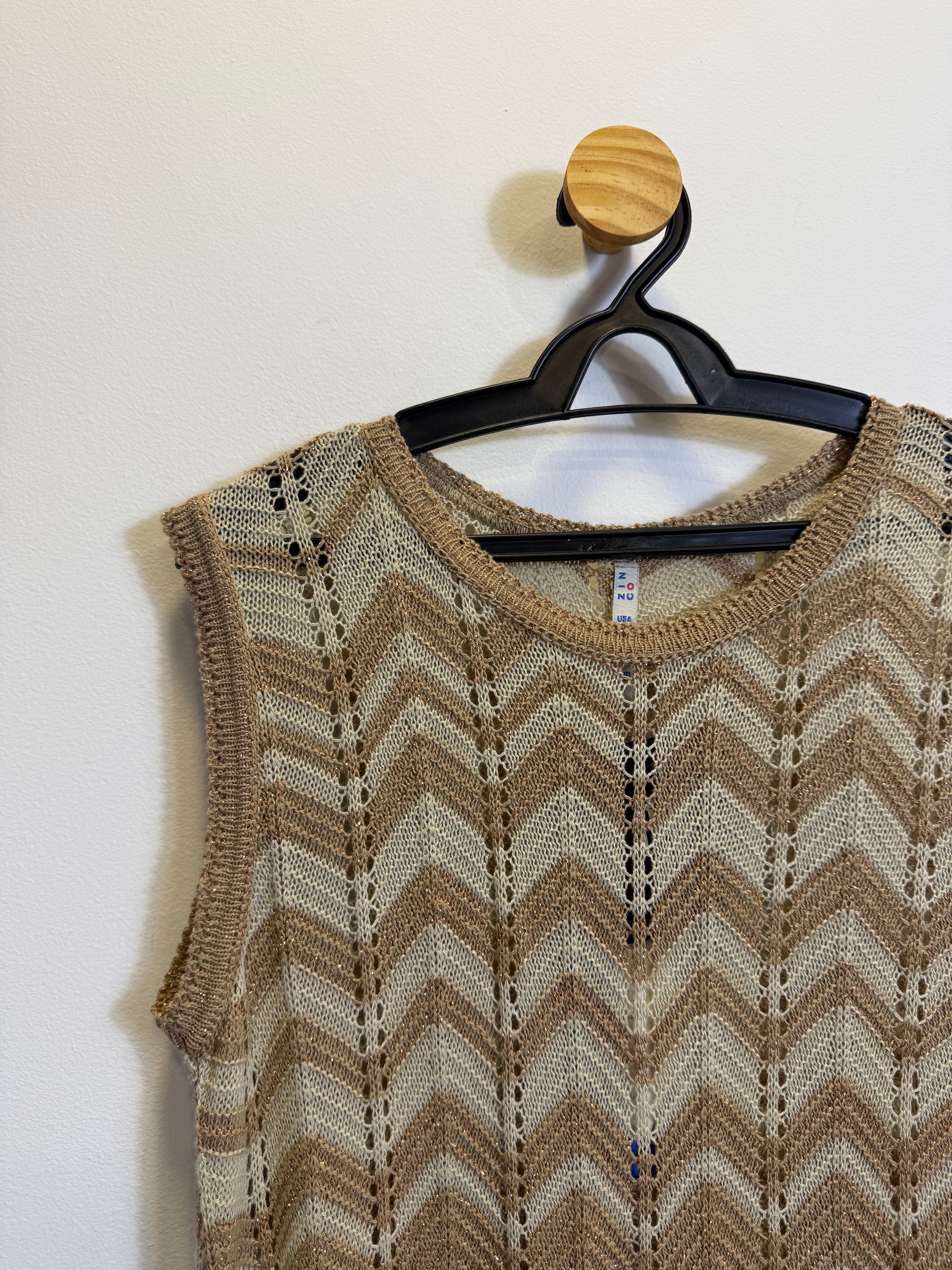 Blusa Crochê Com Franja