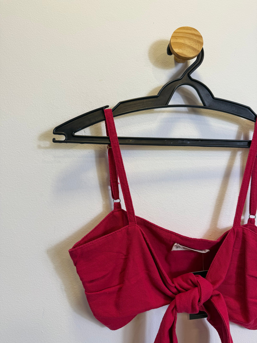 Top Vermelho Amarração