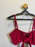 Top Vermelho Amarração