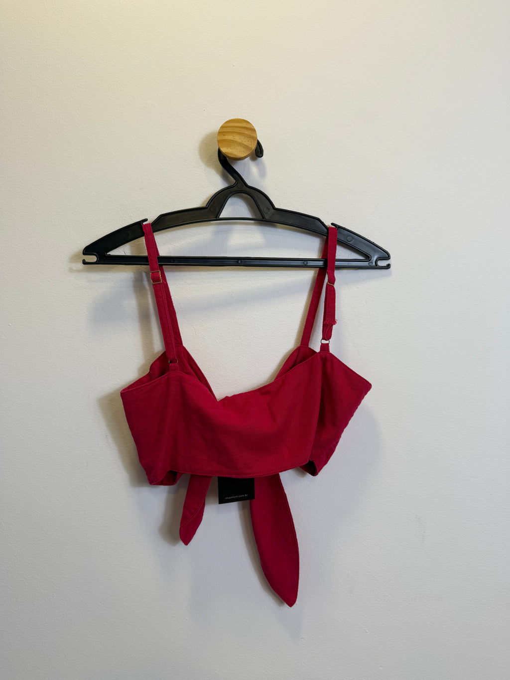 Top Vermelho Amarração