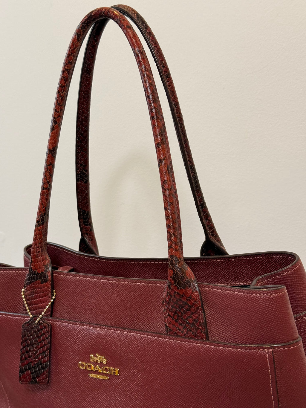 Bolsa Coach Bordo