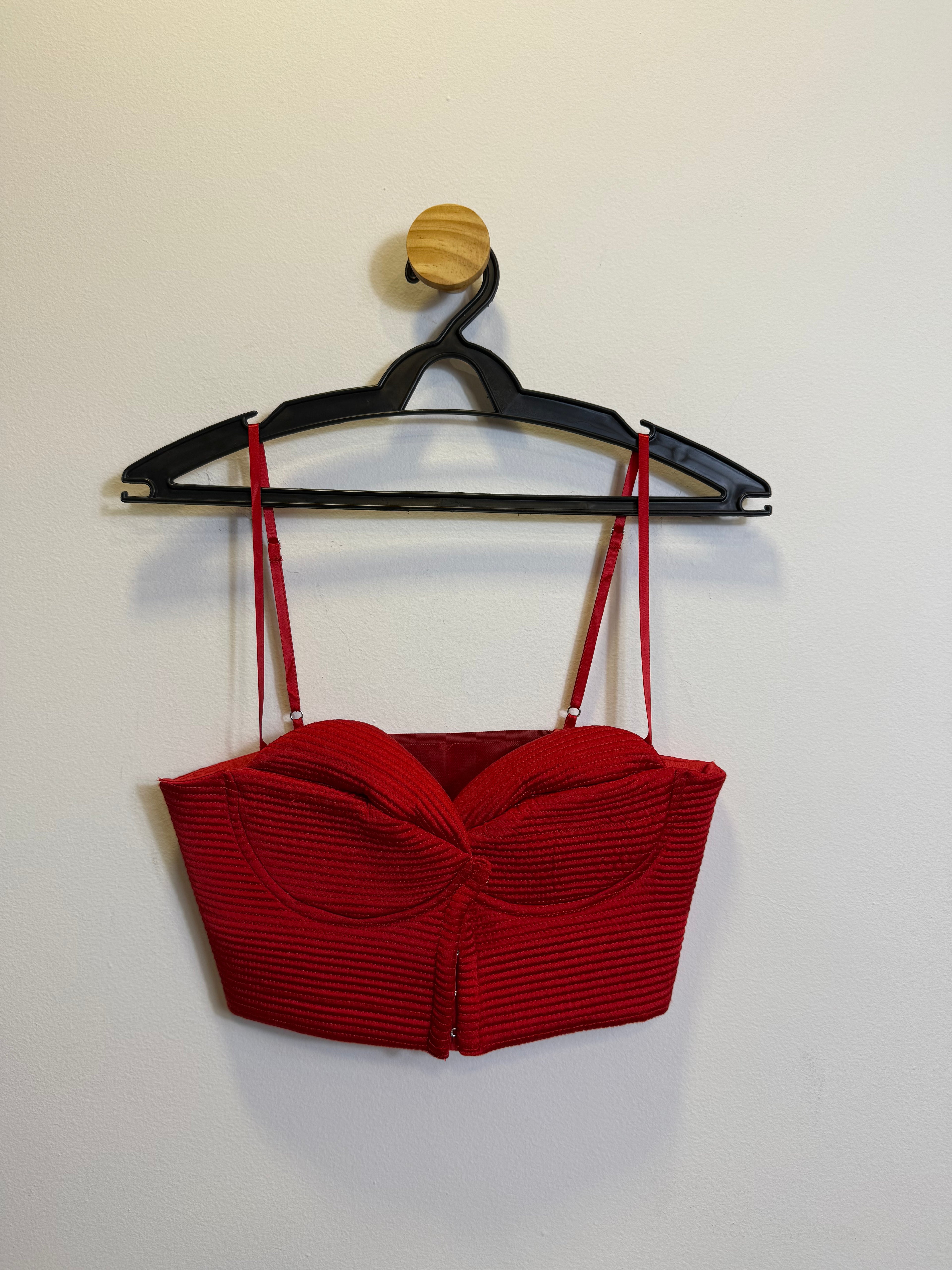Cropped Estruturado Vermelho