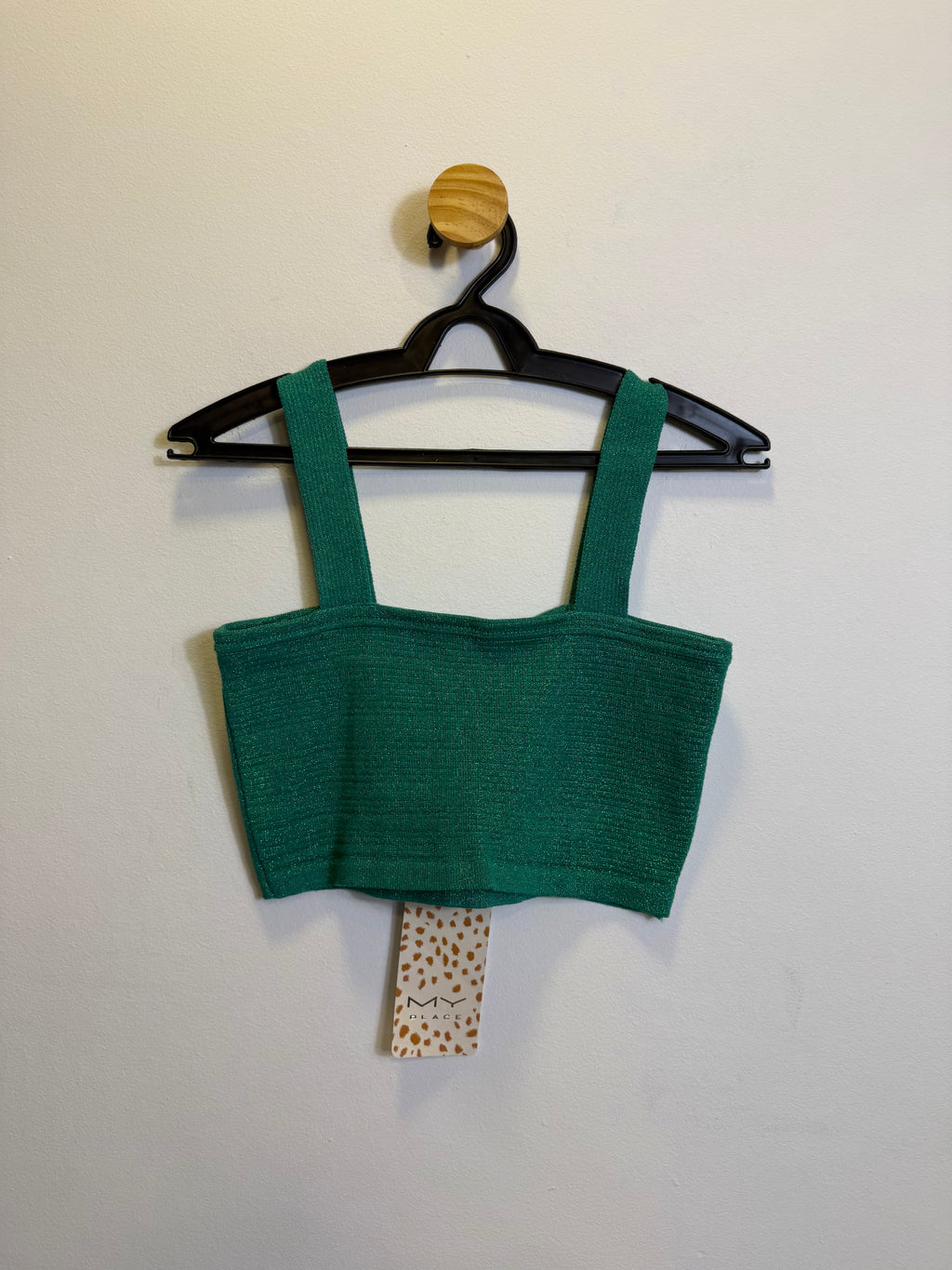 Cropped Verde Lurex
