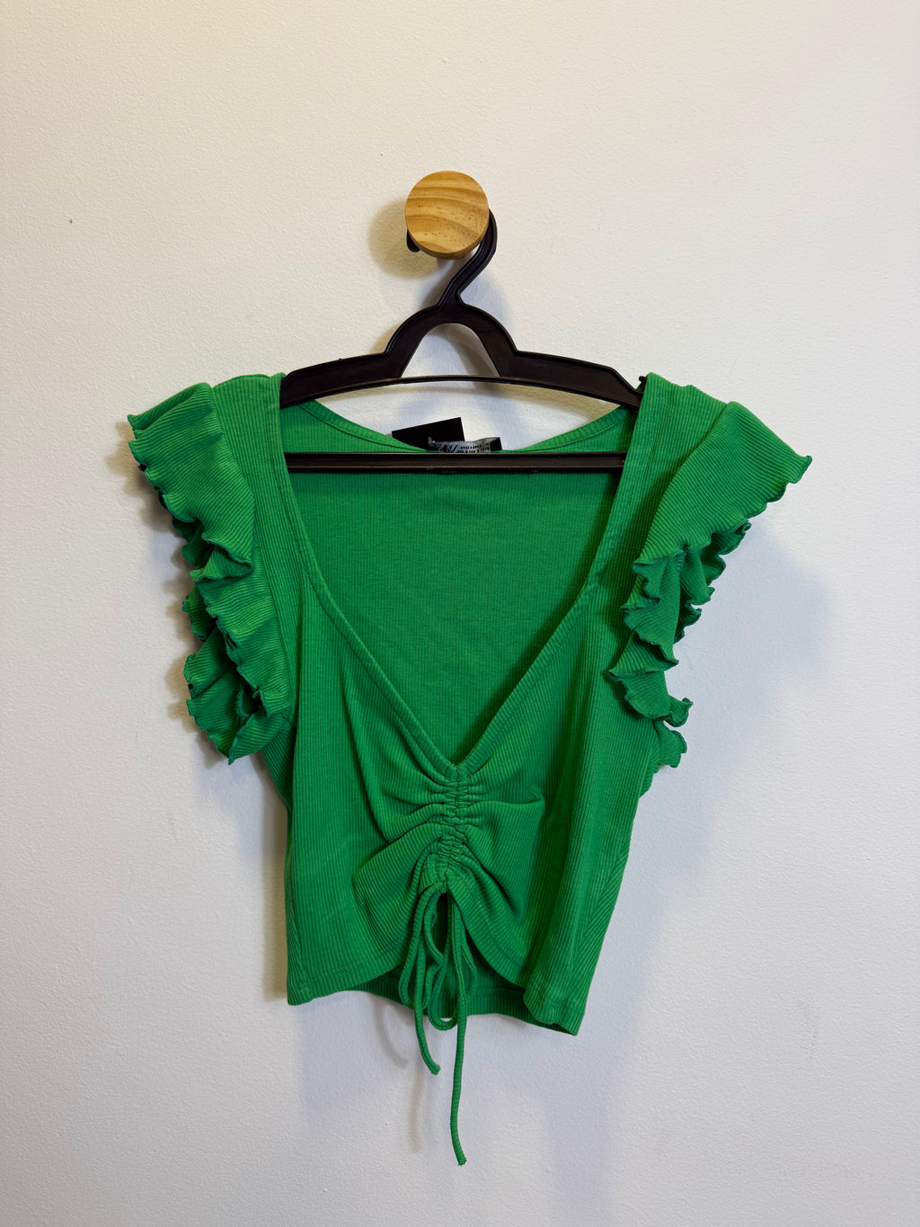 Cropped Verde Drapeado