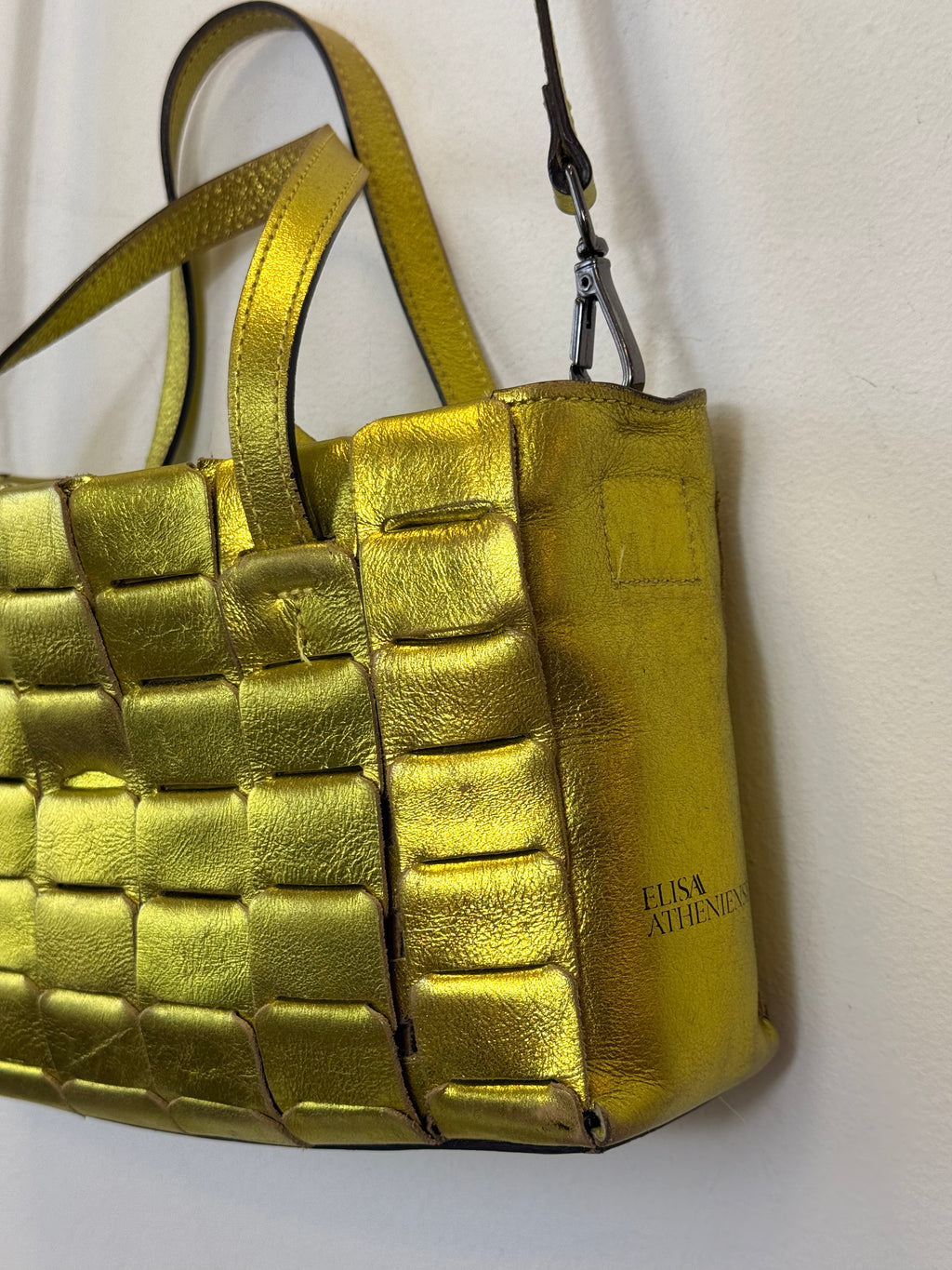 Bolsa Elisa Atheniense Dourada