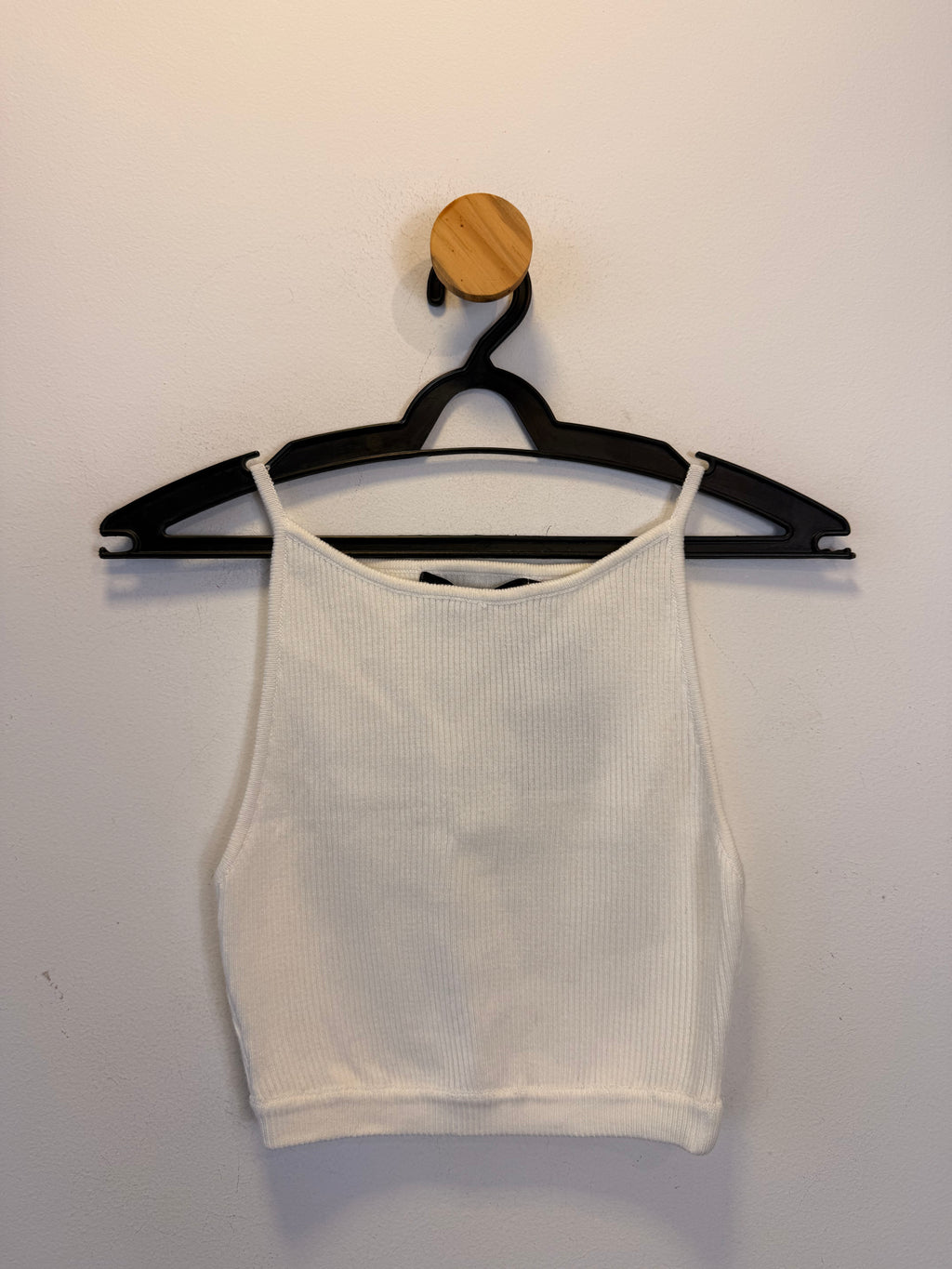 Cropped Malha Tricot Branco