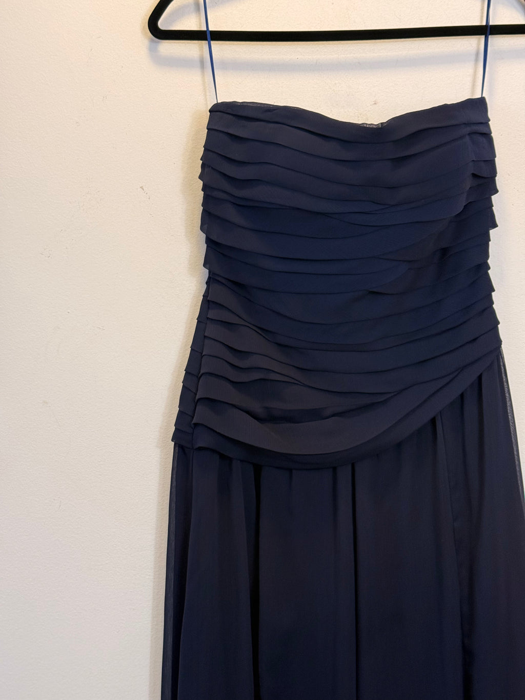 Vestido Azul Marinho Amissima