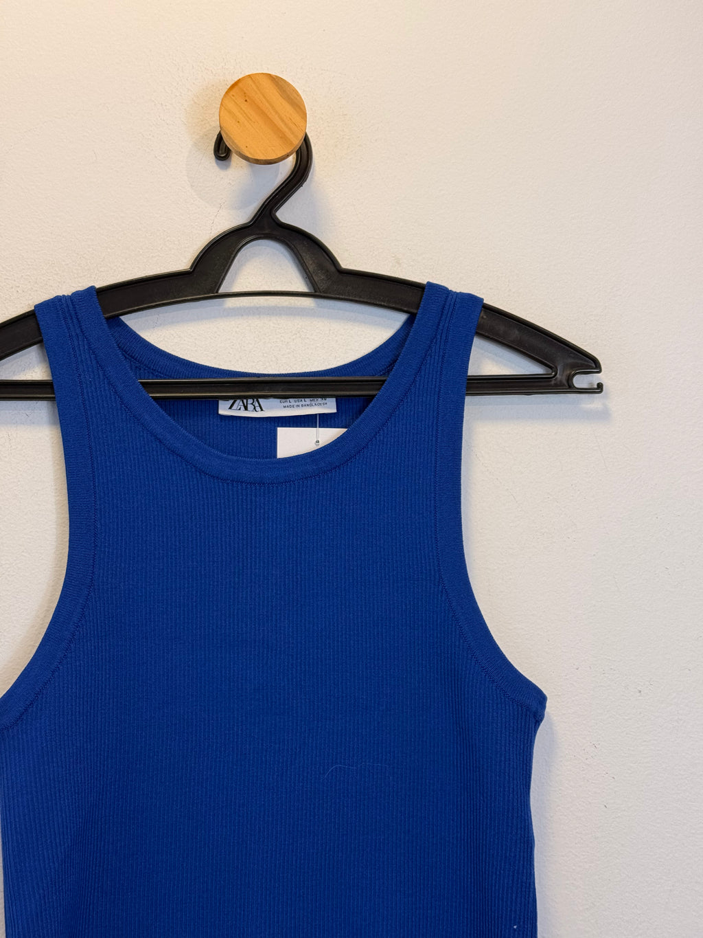Regata Azul em Tricot Zara