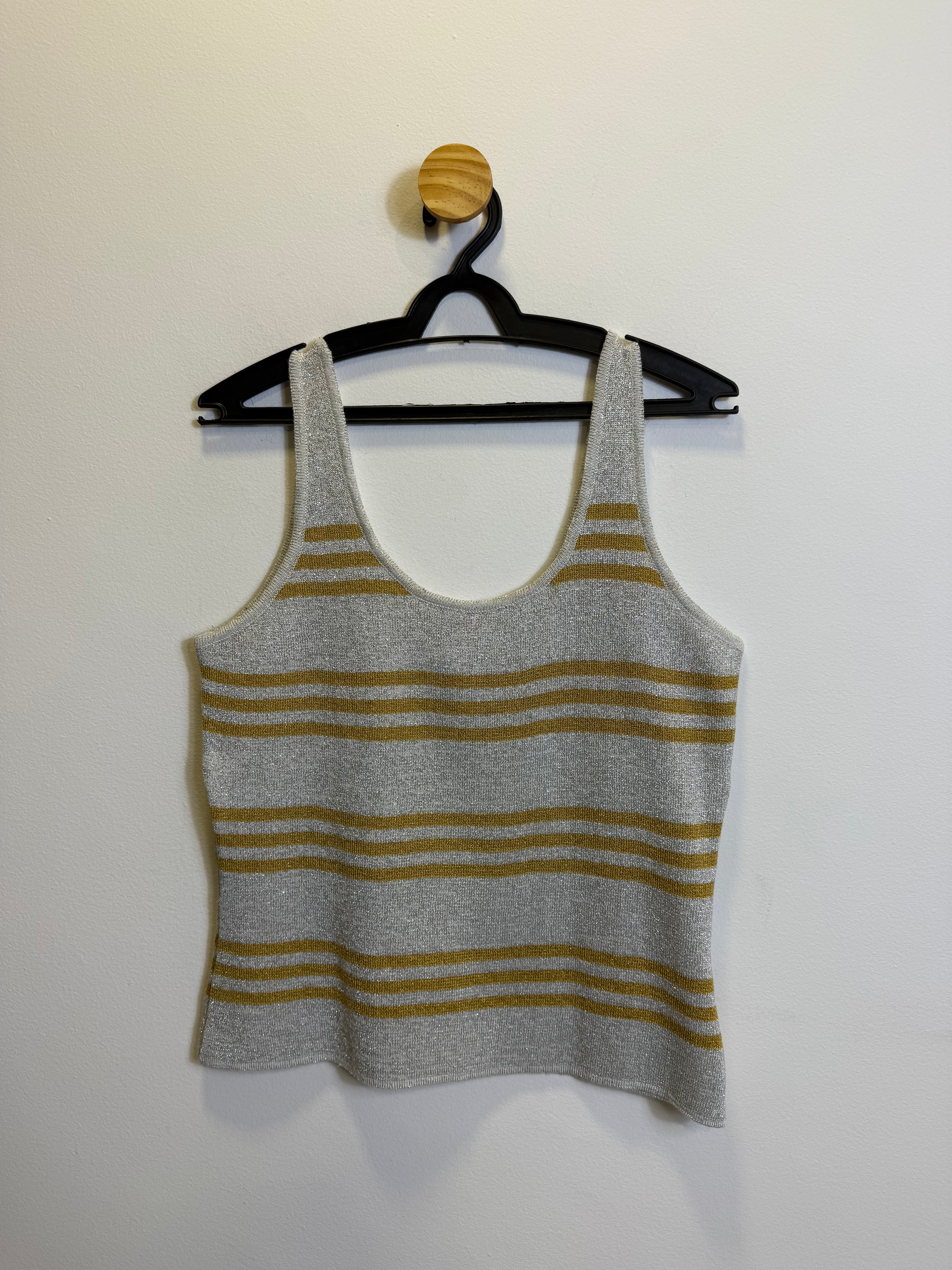 Cropped Lurex Listras