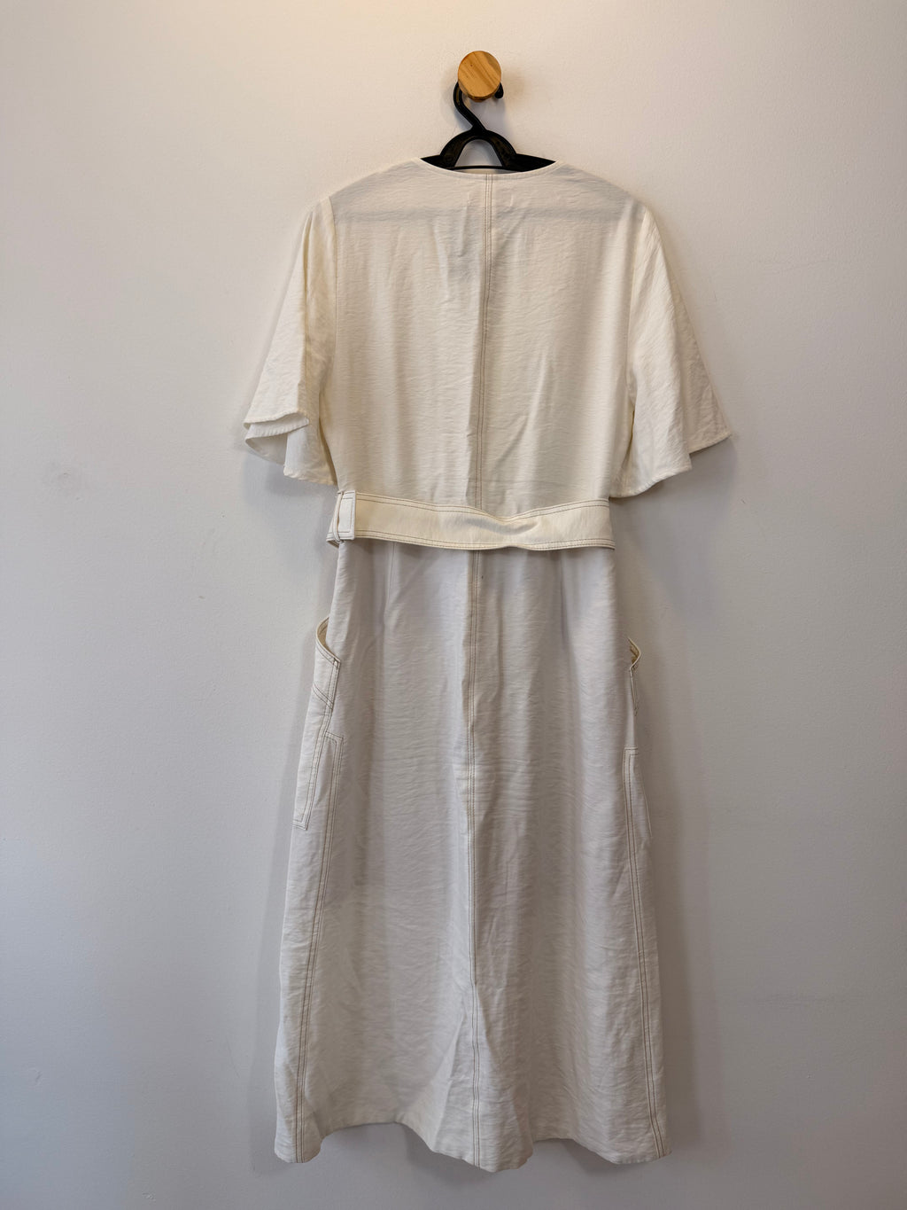 Vestido Branco Shoulder