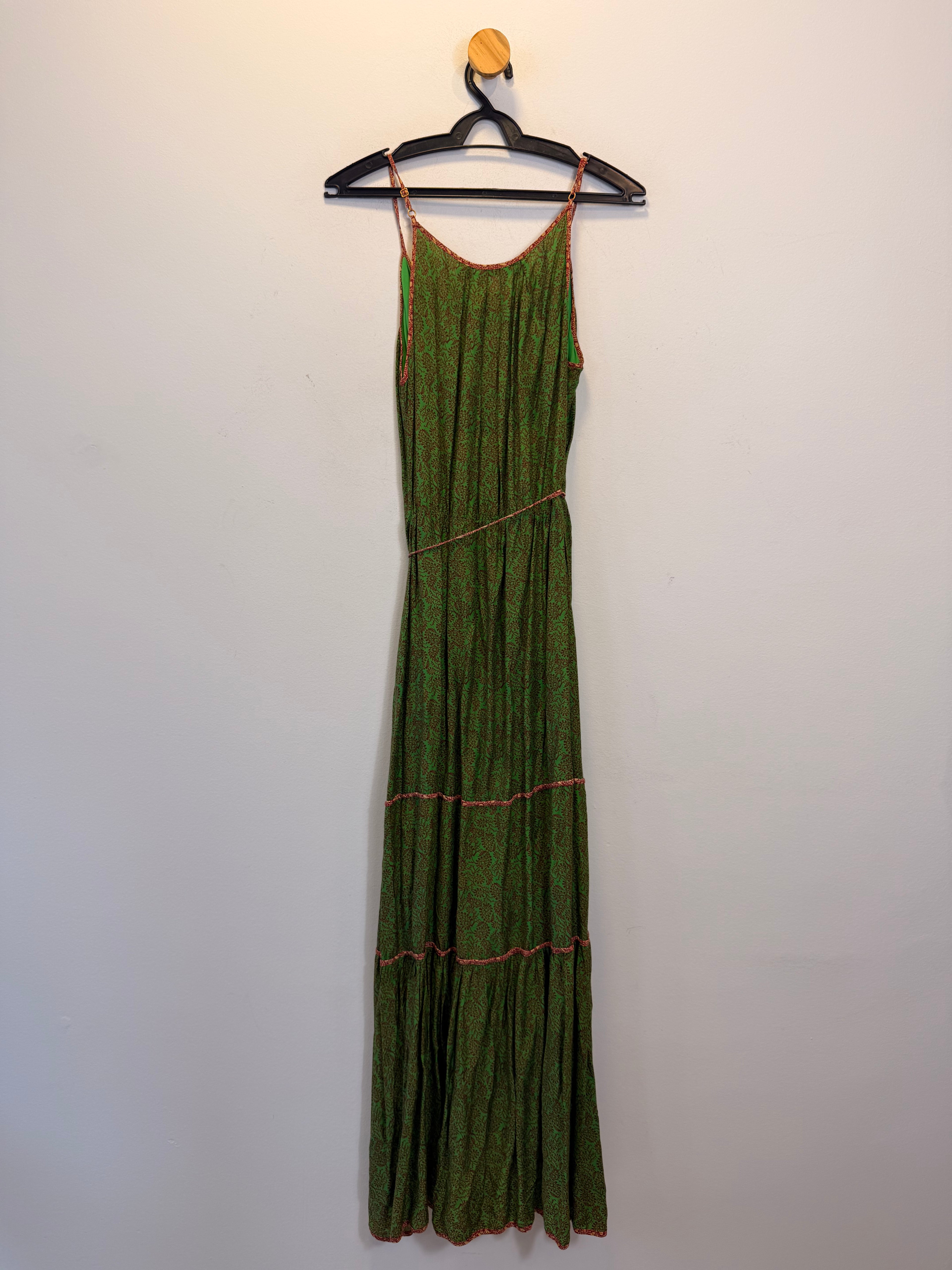 Vestido Estampado Verde Vix