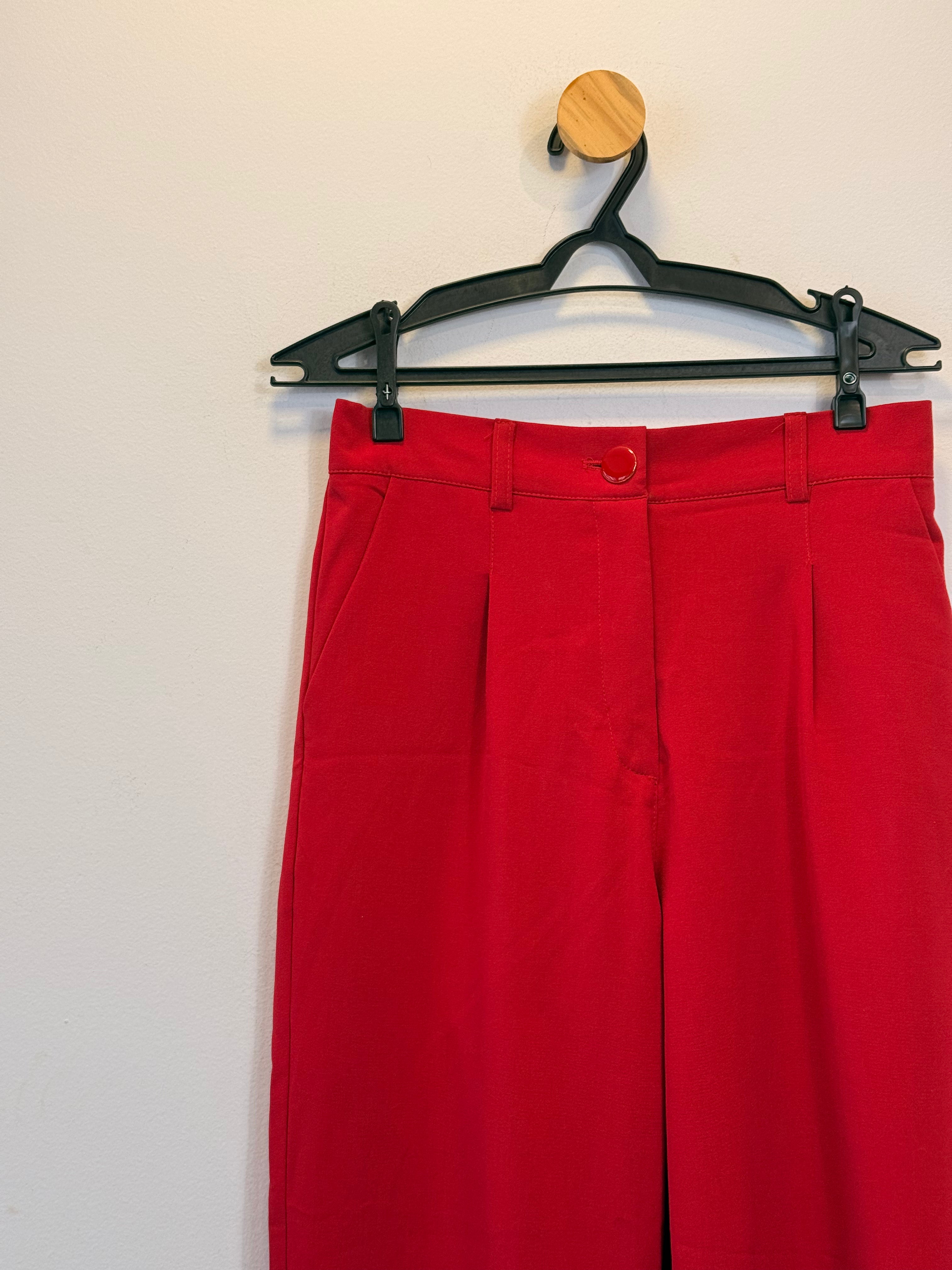 Calça Alfaiataria Vermelha Unique