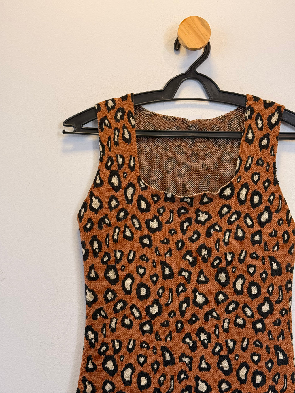 Vestido Animal Print em Malha