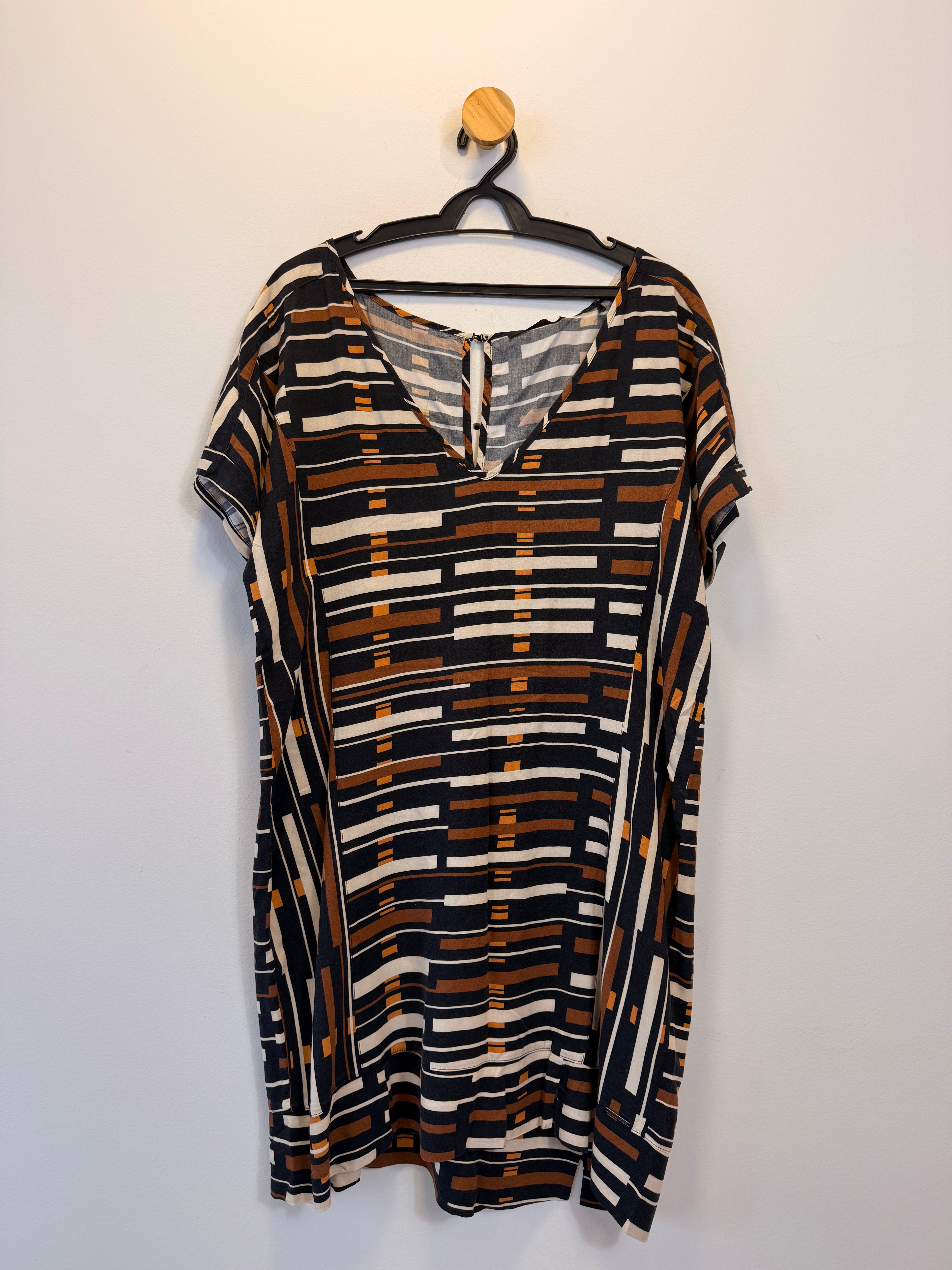 Vestido Fluido Estampado Mob