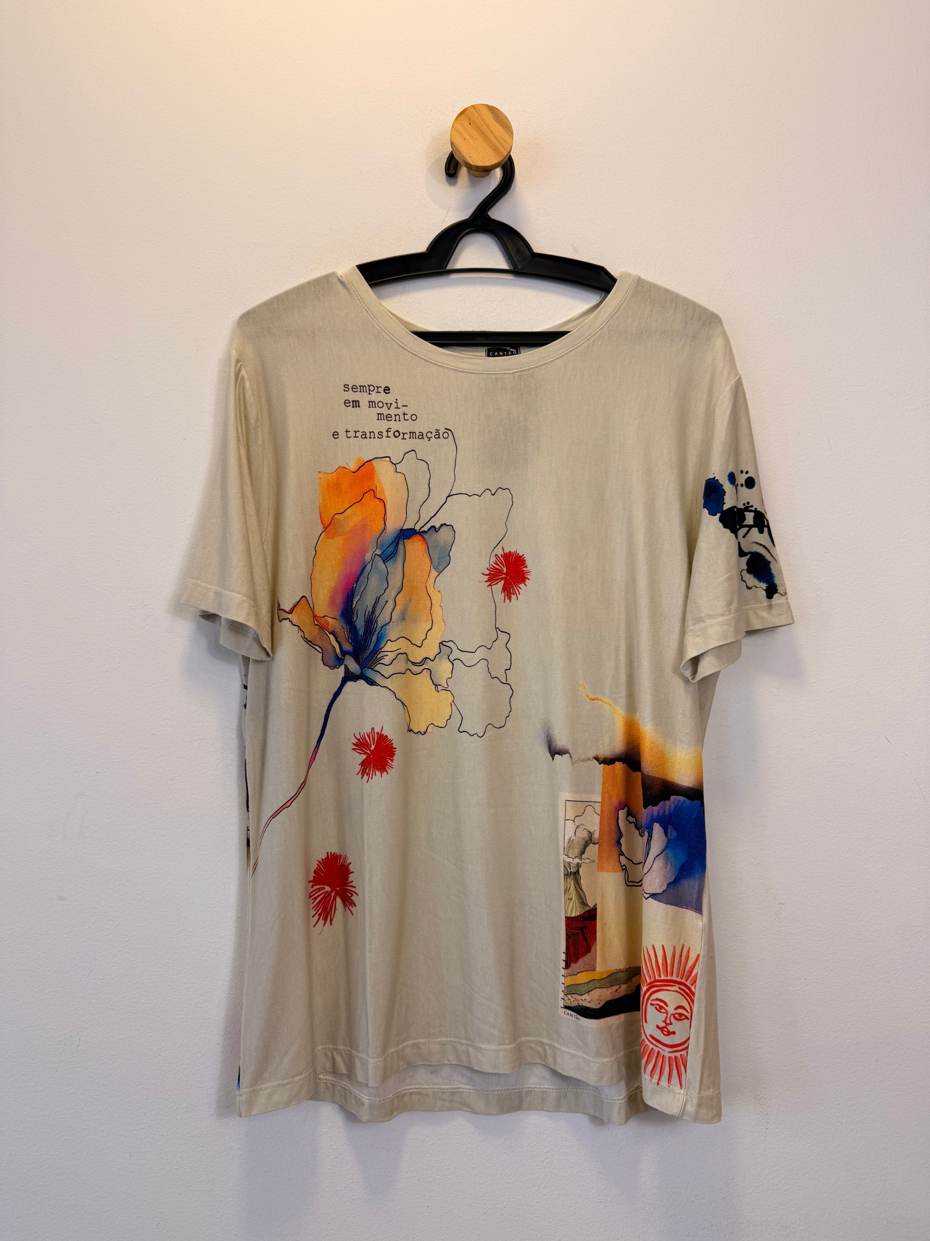 Blusa Estampada Cantão