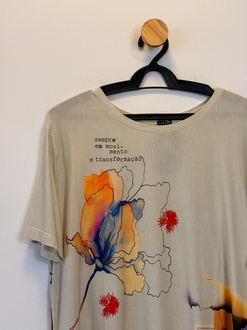 Blusa Estampada Cantão