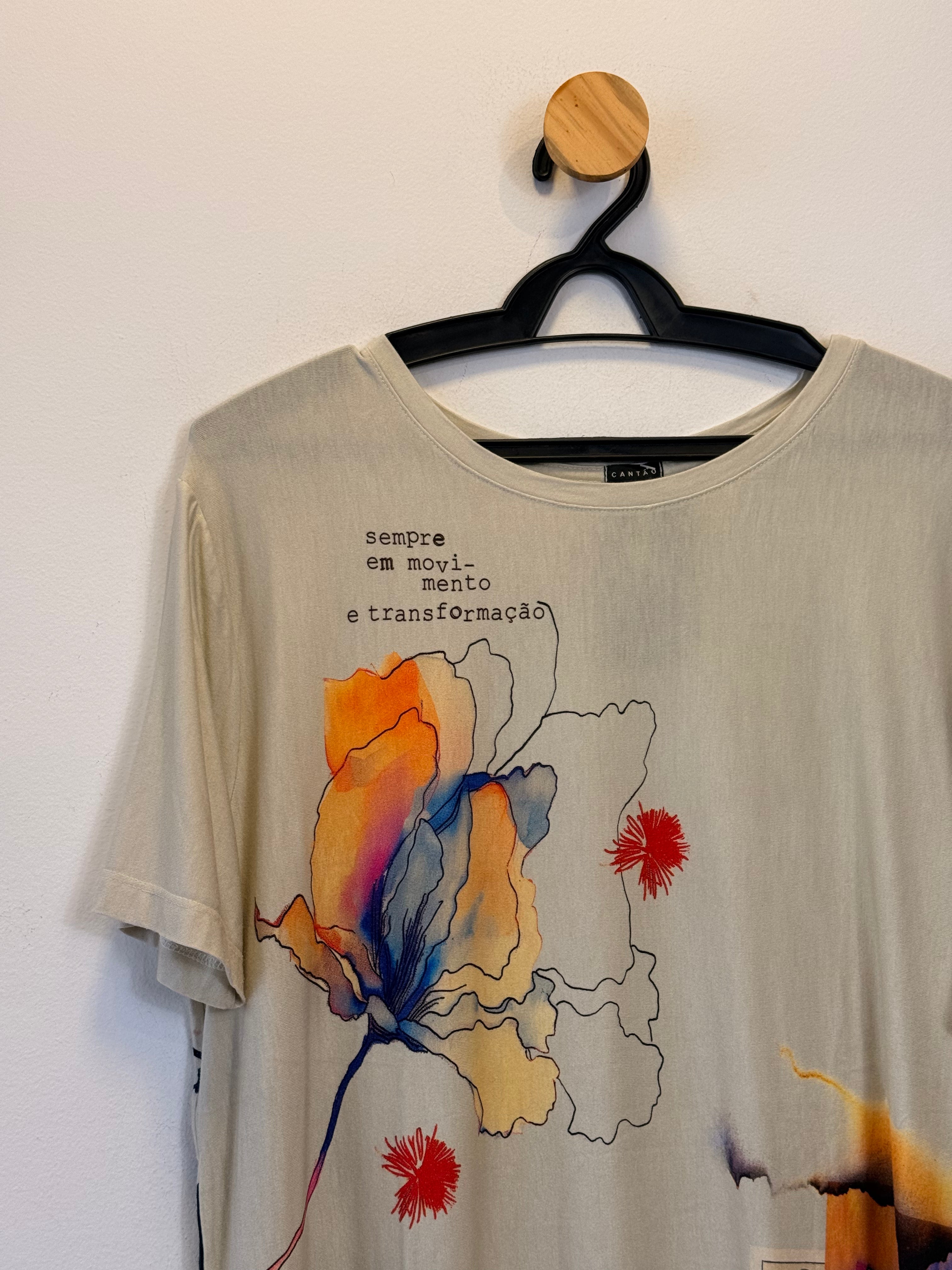 Blusa Estampada Cantão