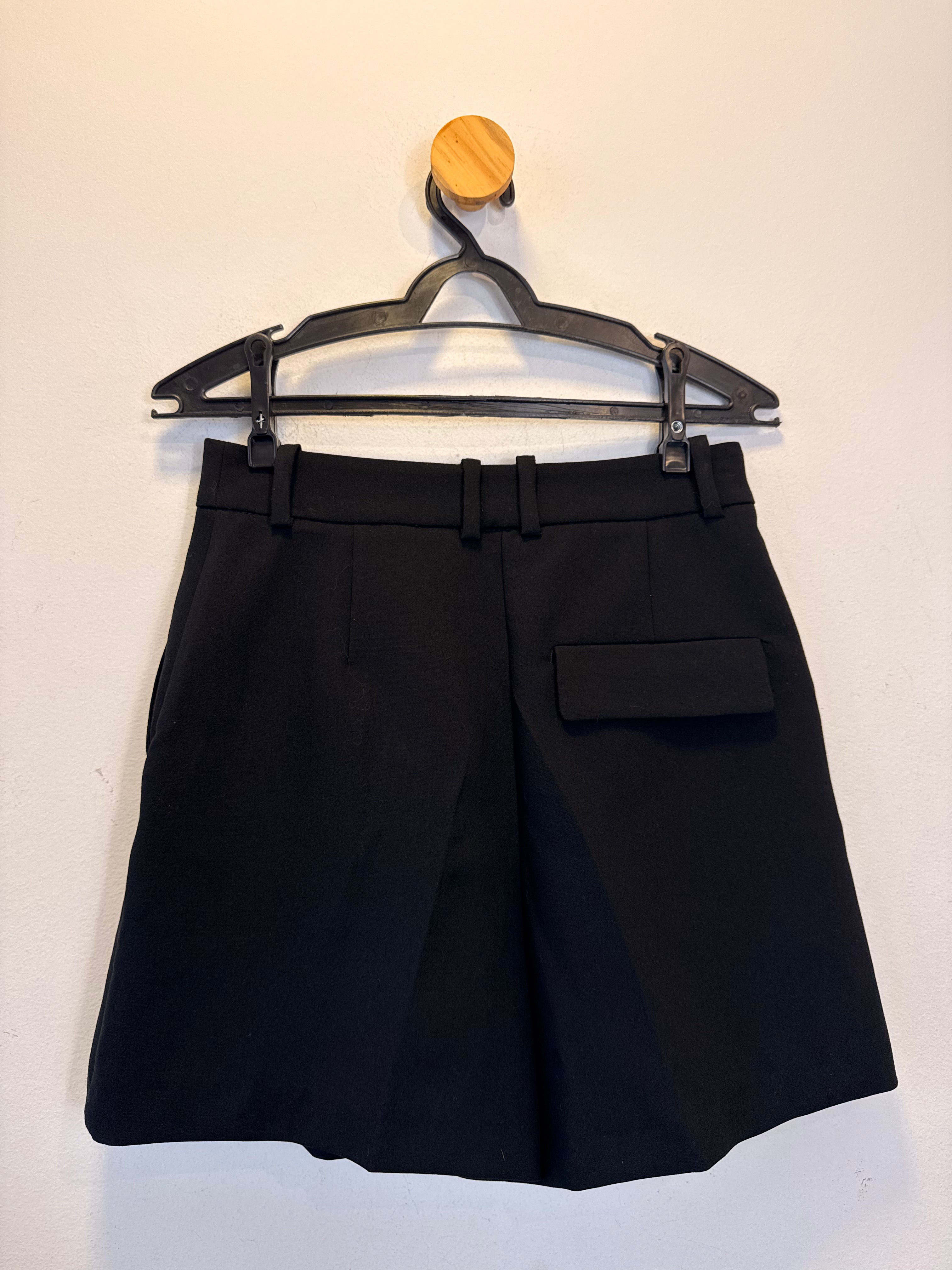 Short Preto Alfaiataria Zara