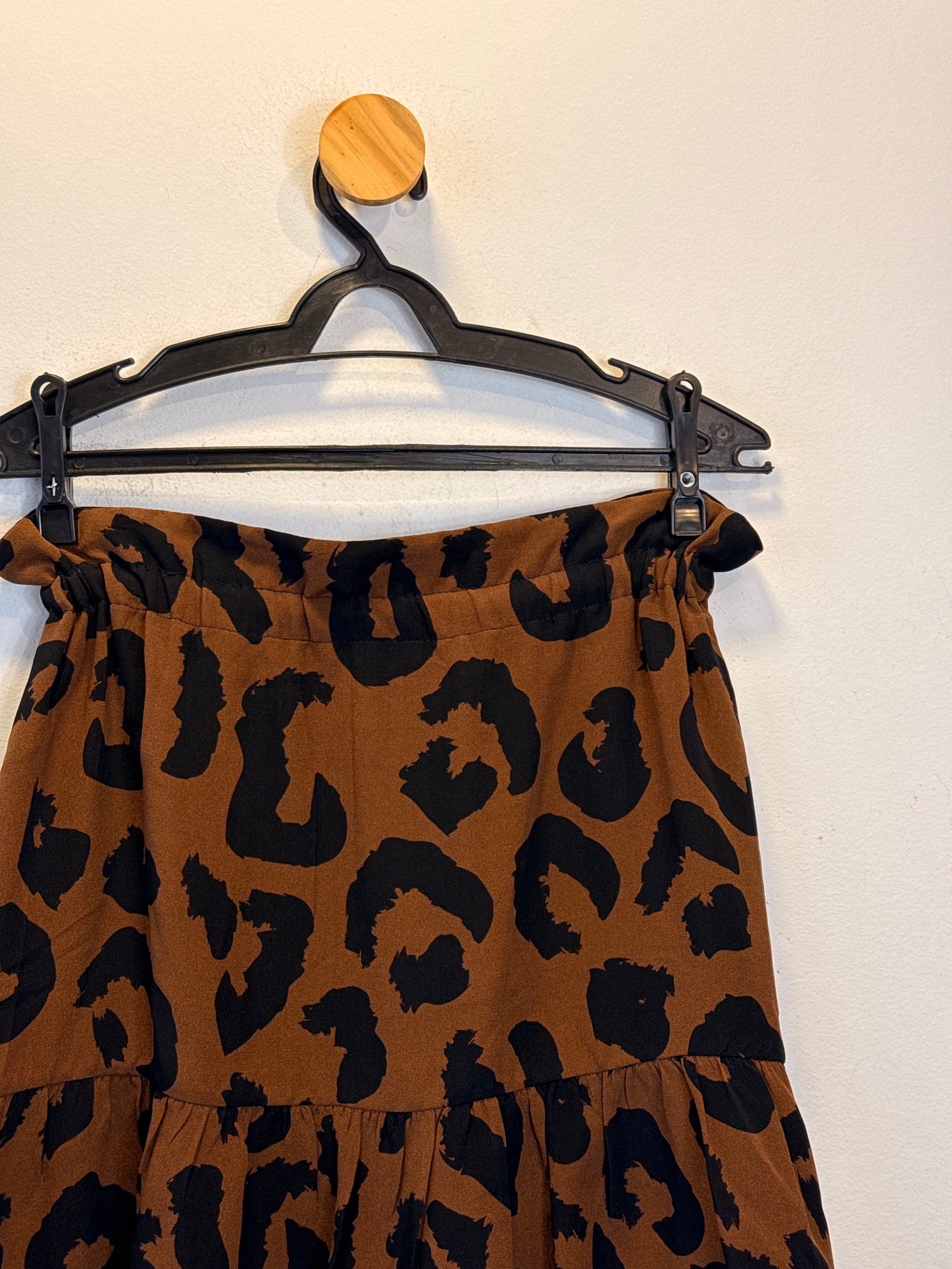 Saia Animal Print Seda