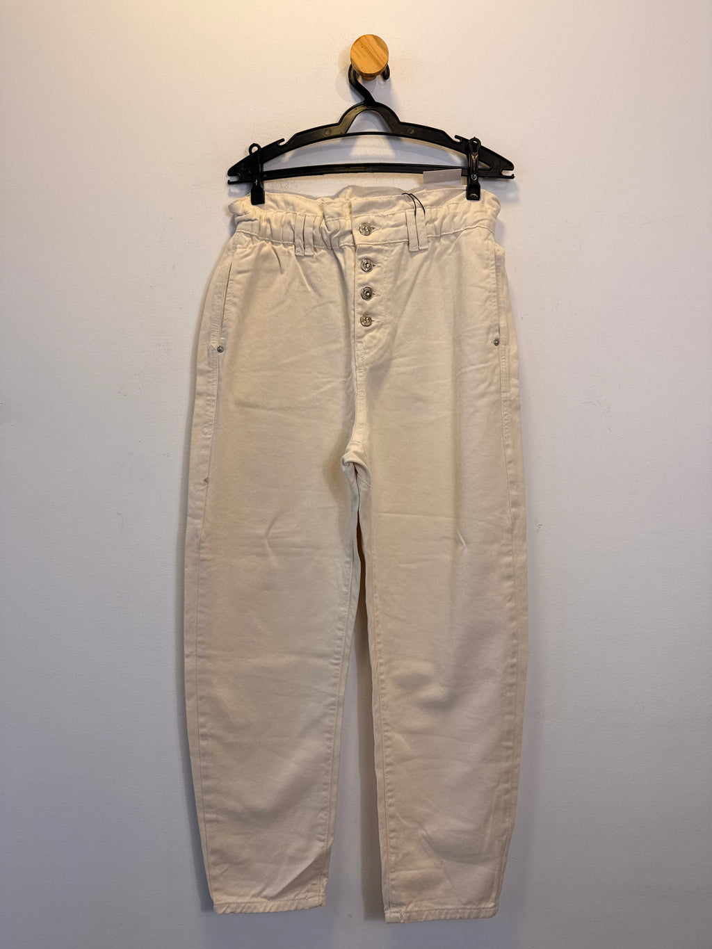 Calça Jeans Off White Zara