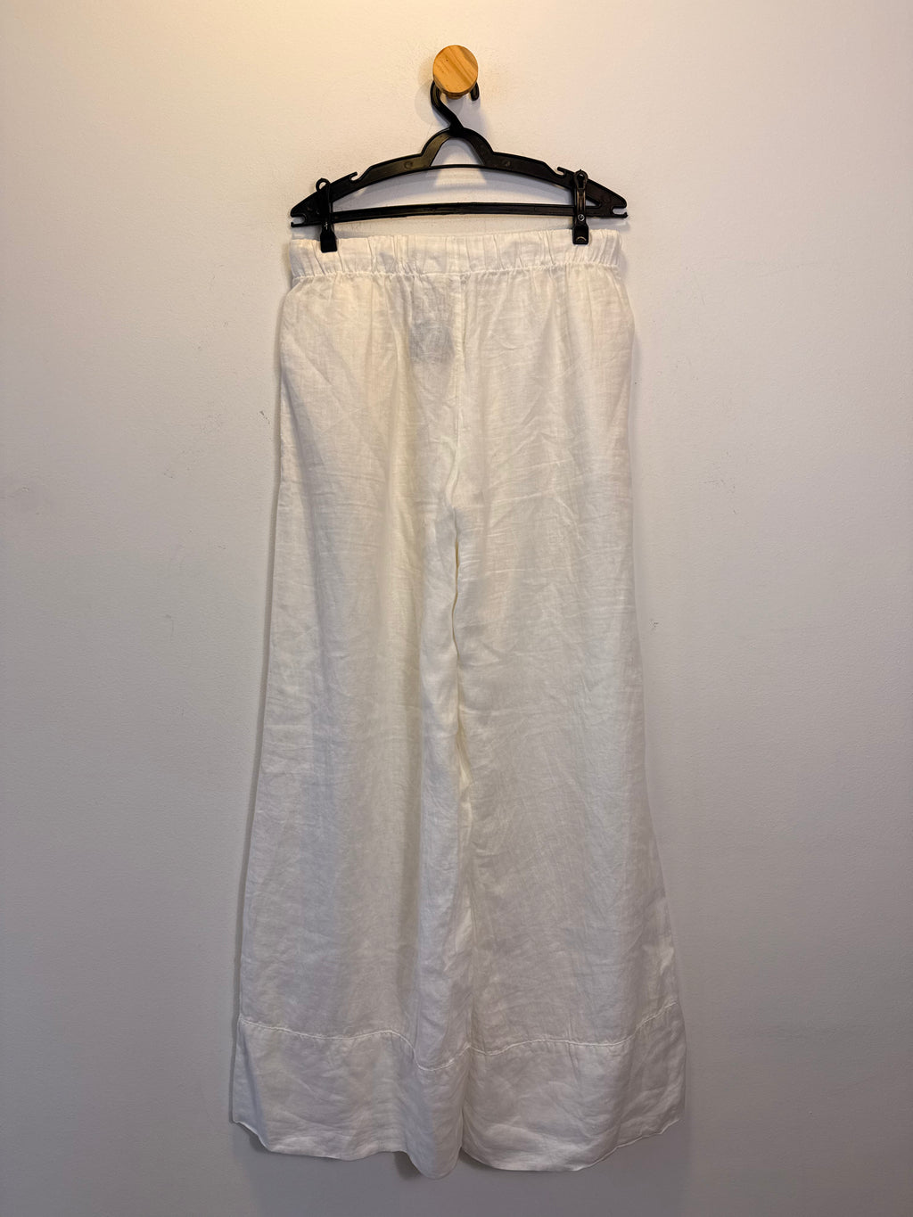Calça de Linho Branca Zara