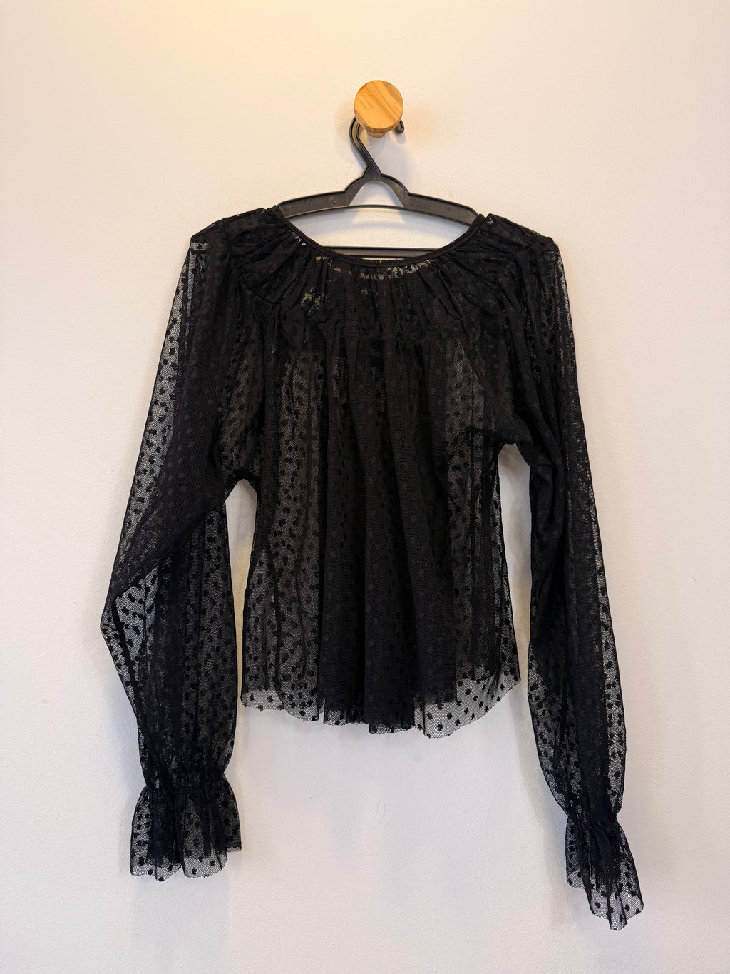 Blusa com Transparência Zara