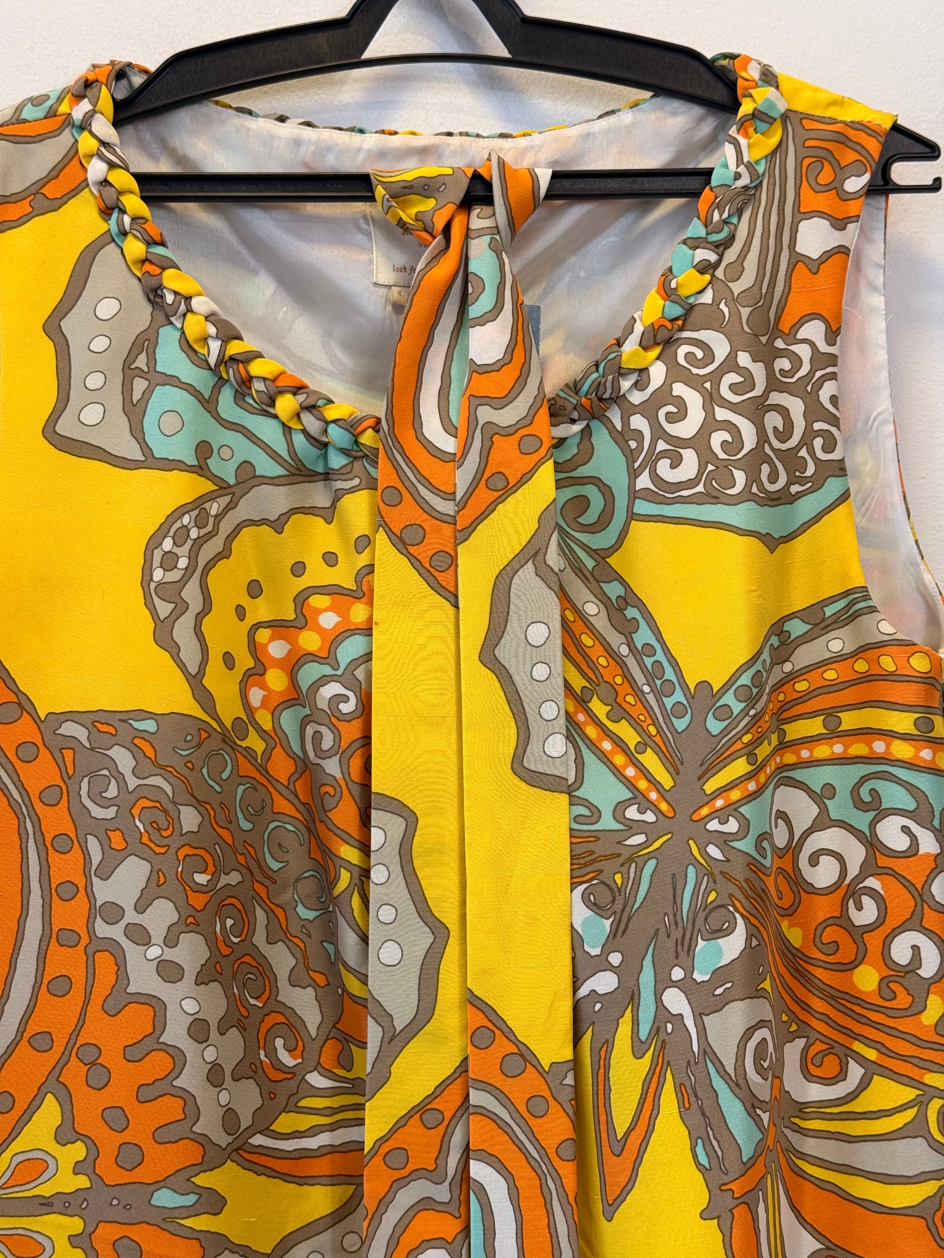 Vestido Amarelo Estampado Kate Spade
