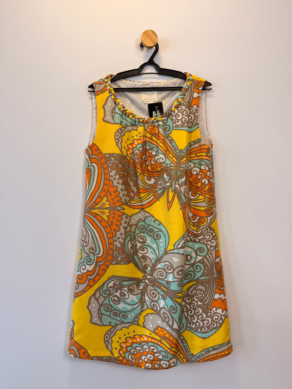 Vestido Amarelo Estampado Kate Spade