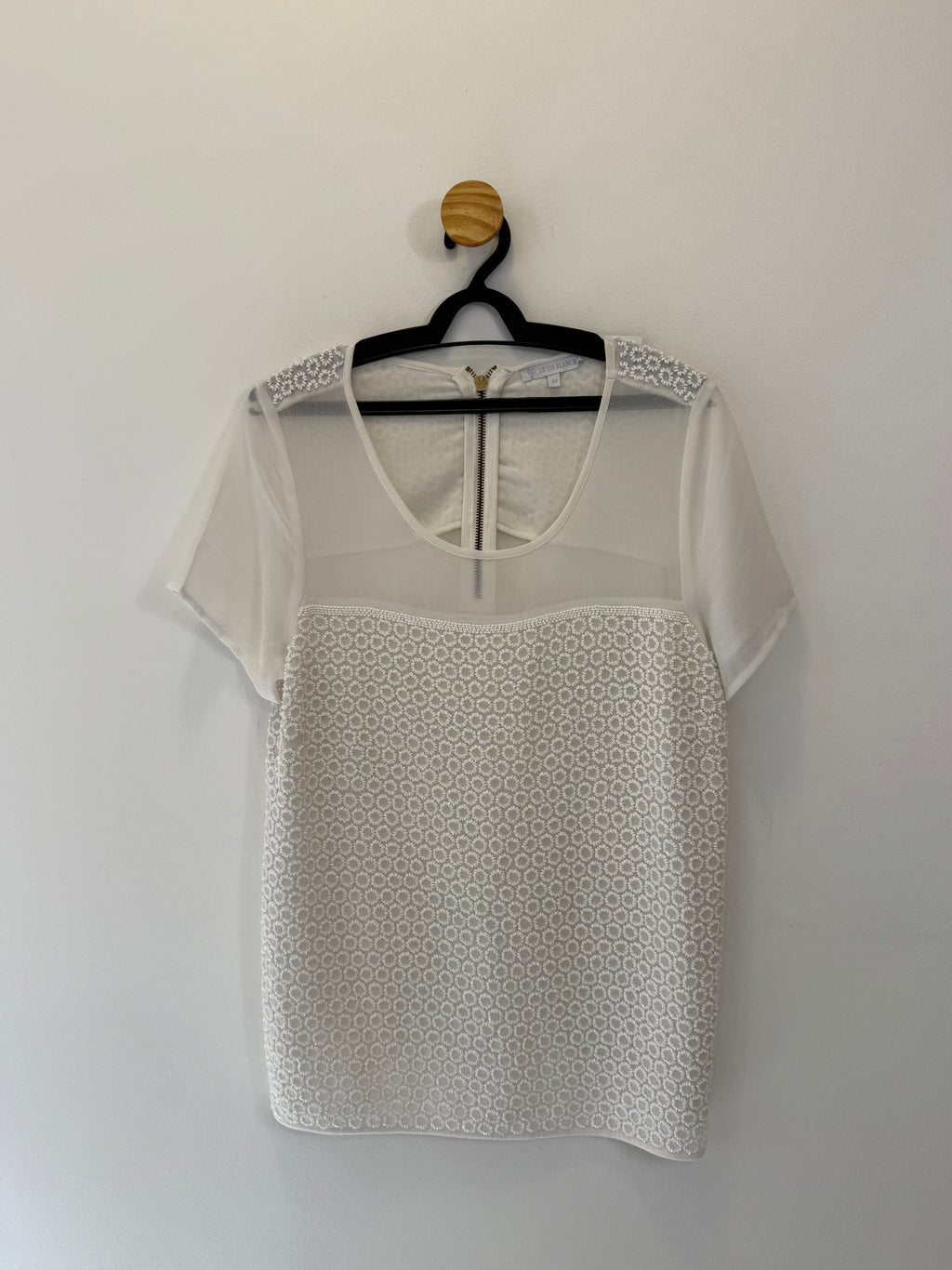 Blusa Branca Bordada