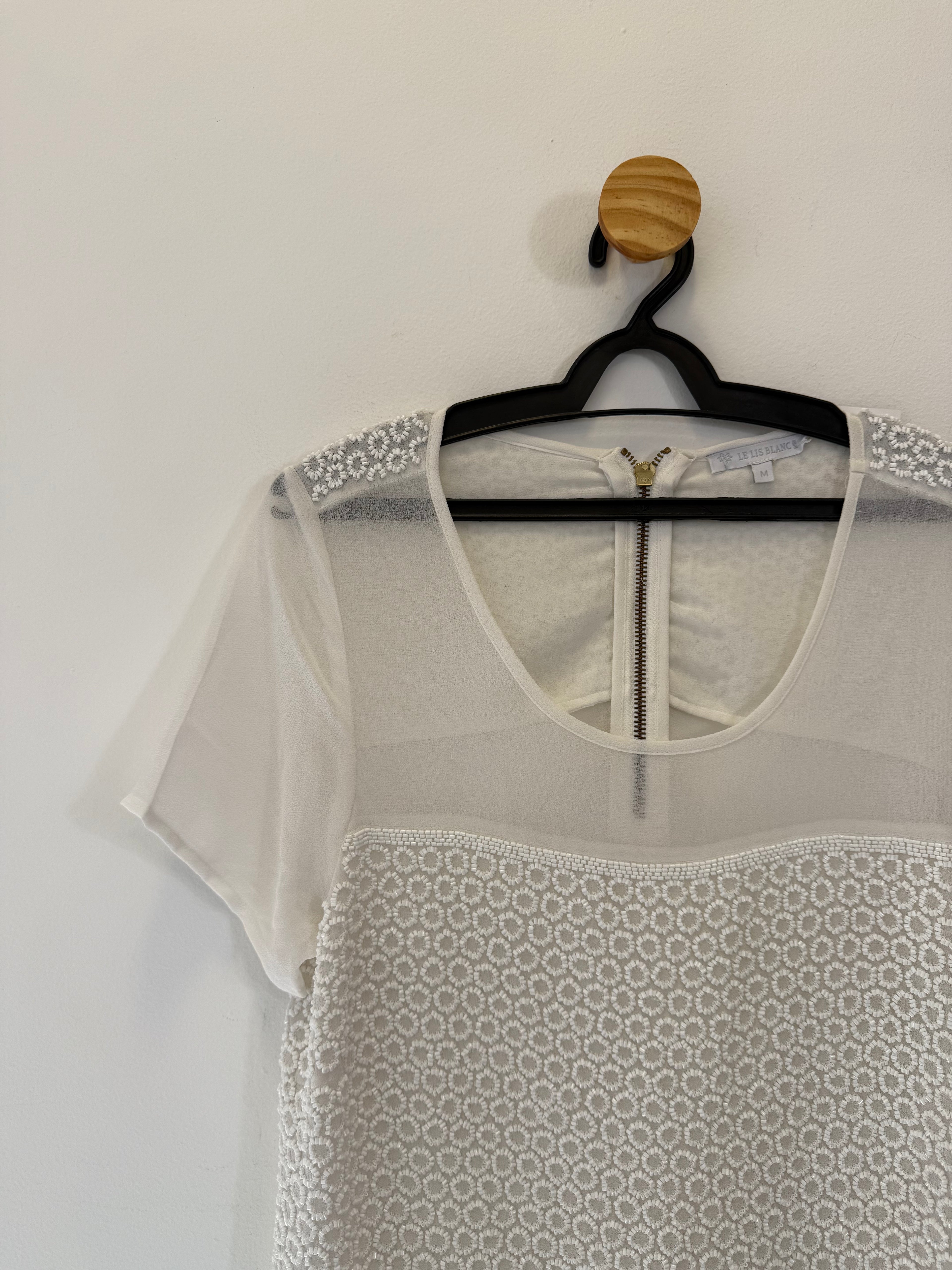 Blusa Branca Bordada