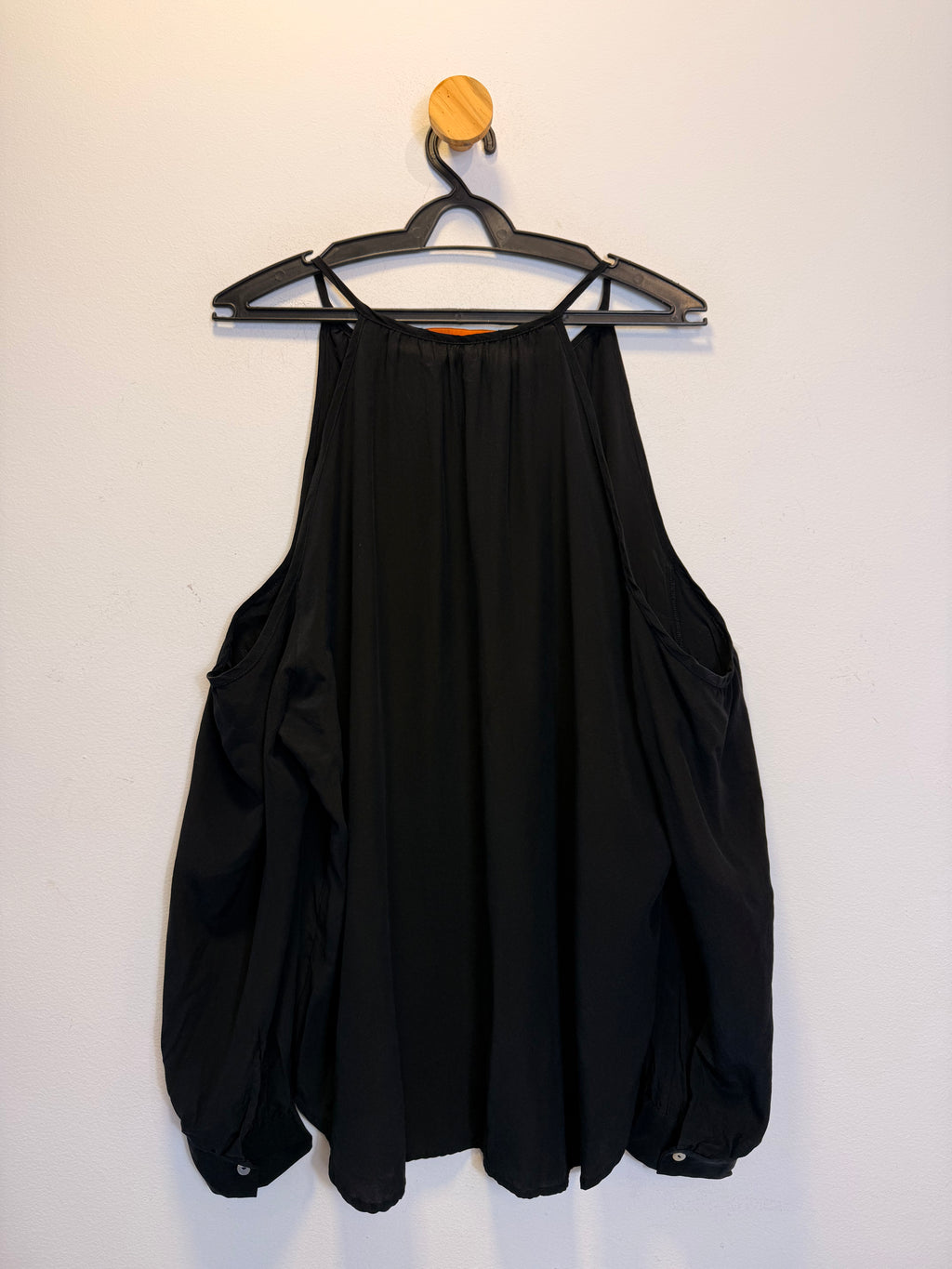 Blusa Preta Seda Animale