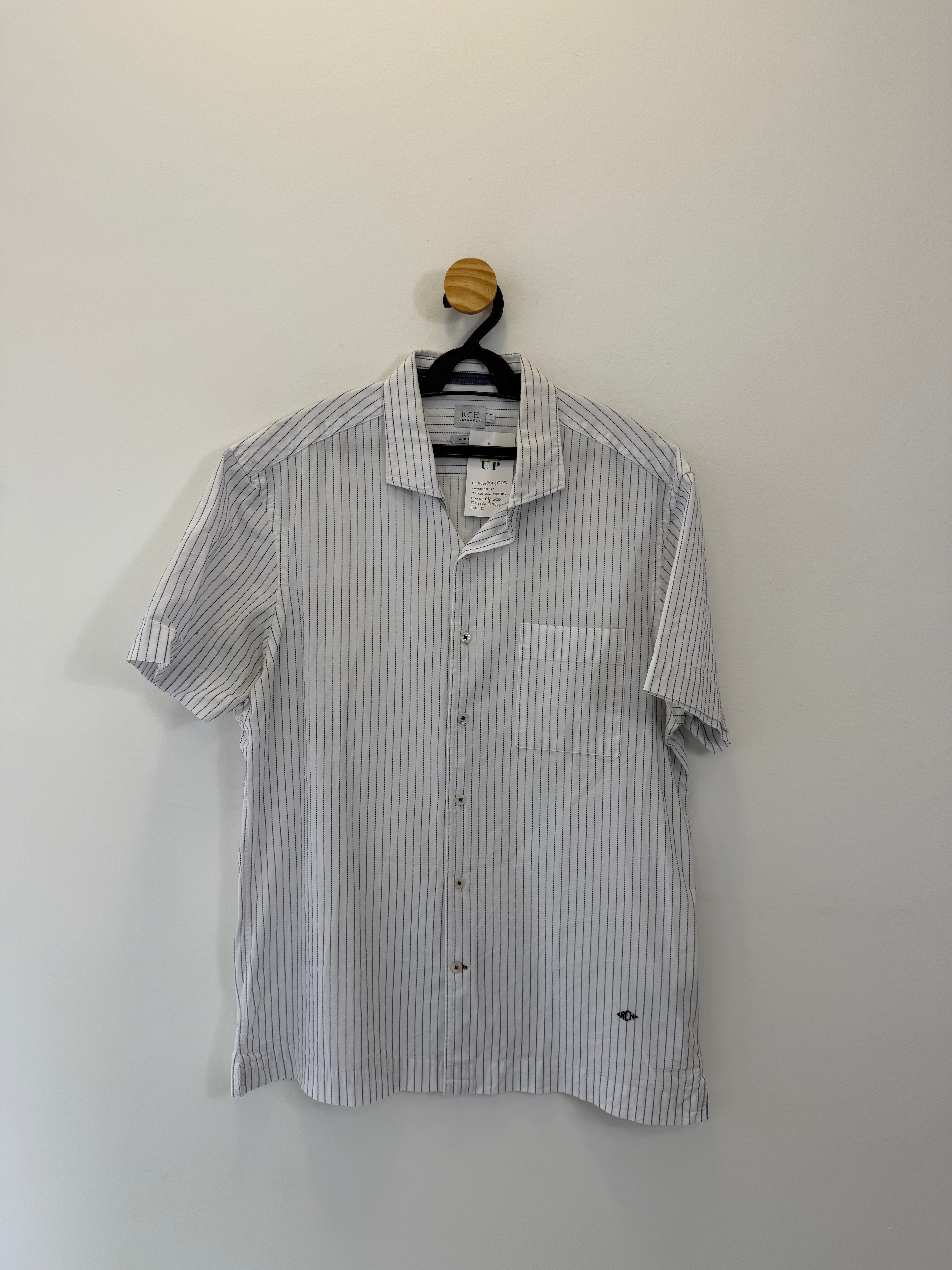 Camisa Listras Pontilhadas