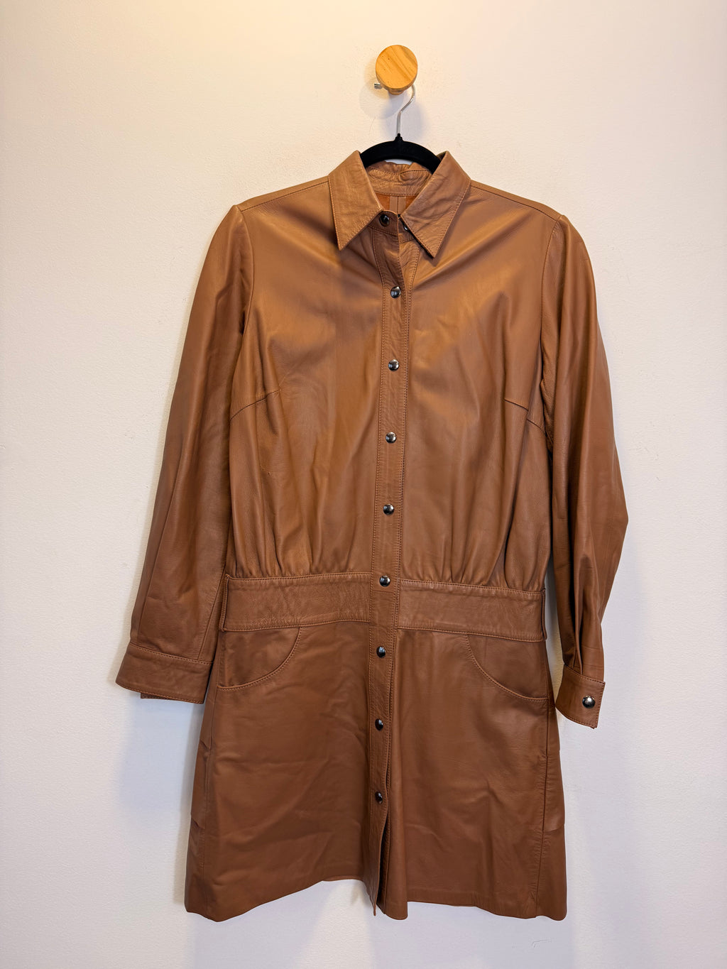 Vestido Marrom Couro Closet7