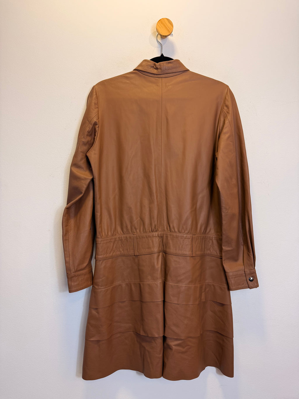 Vestido Marrom Couro Closet7