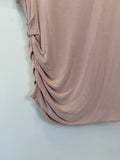 Blusa Drapeada Bege