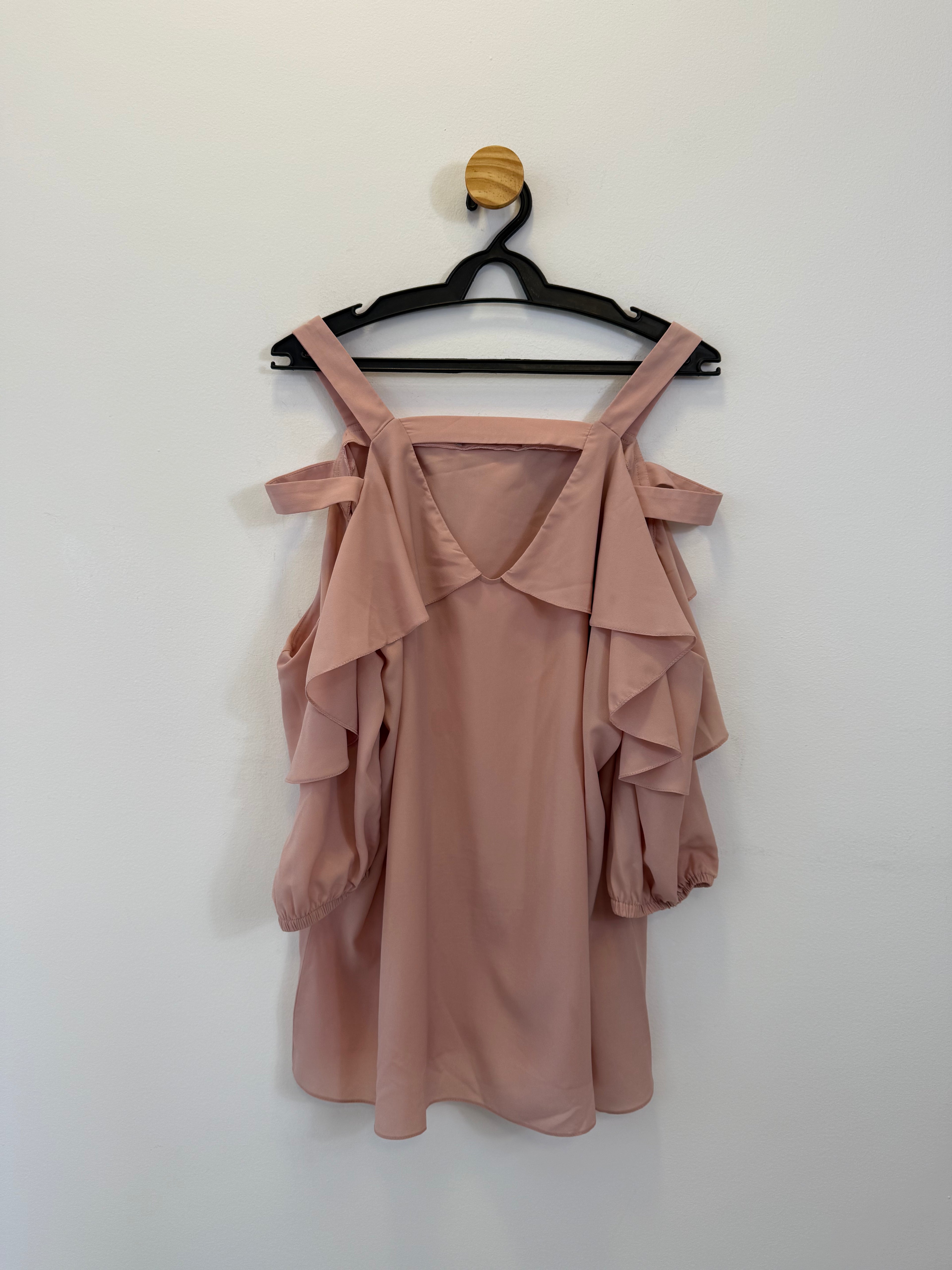 Blusa Babados Nude