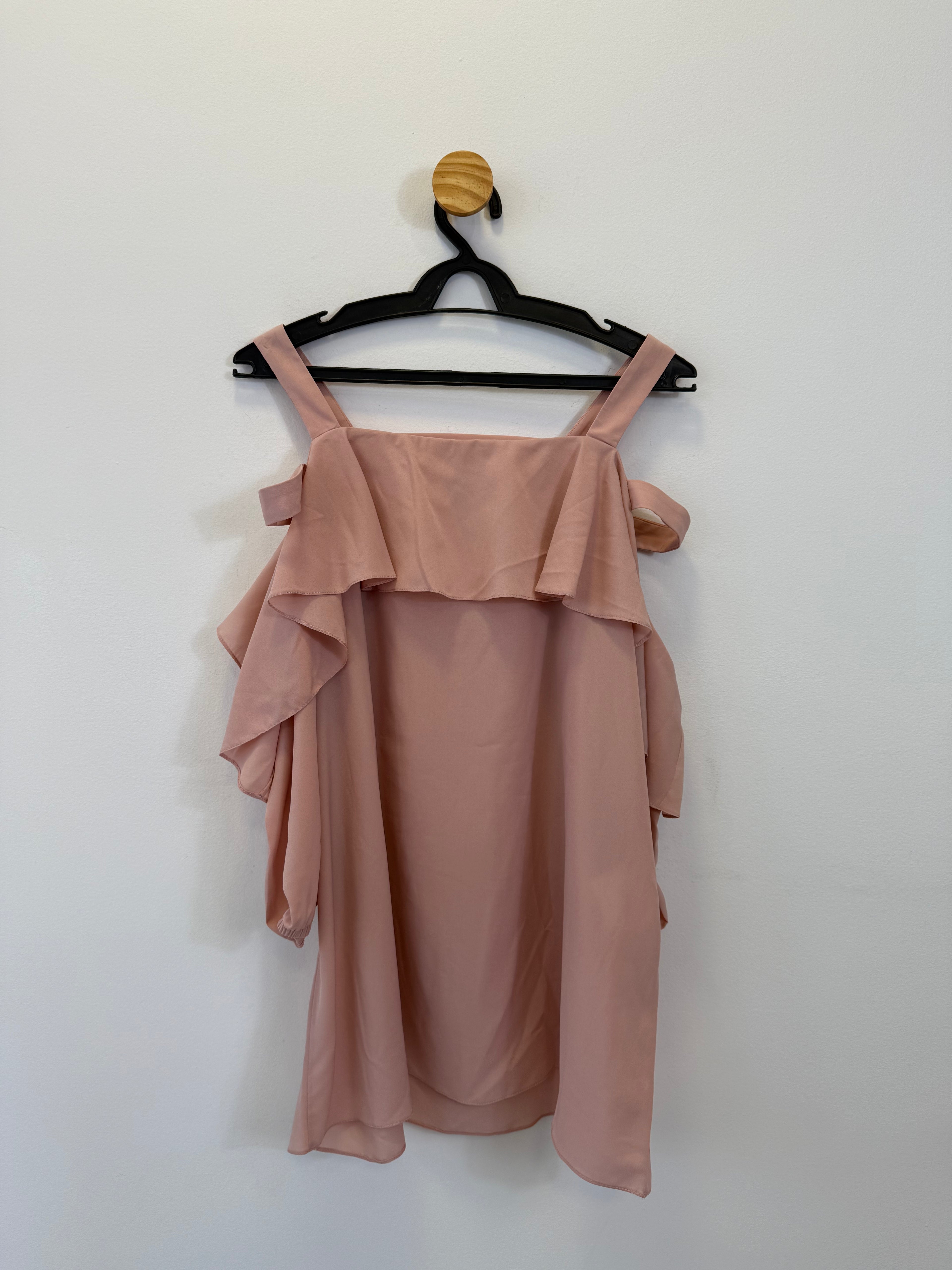 Blusa Babados Nude