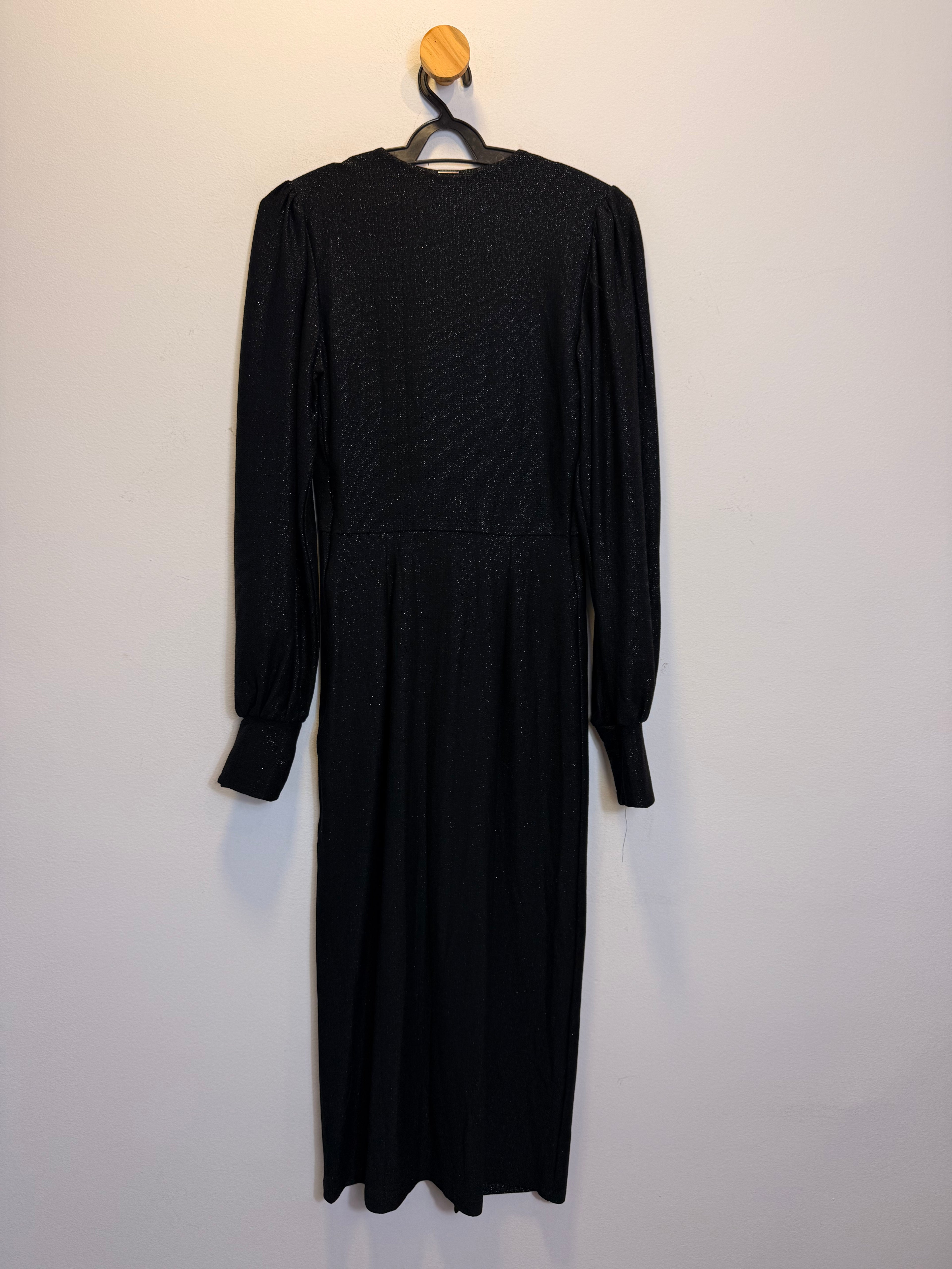 Vestido Preto Flor de Lis