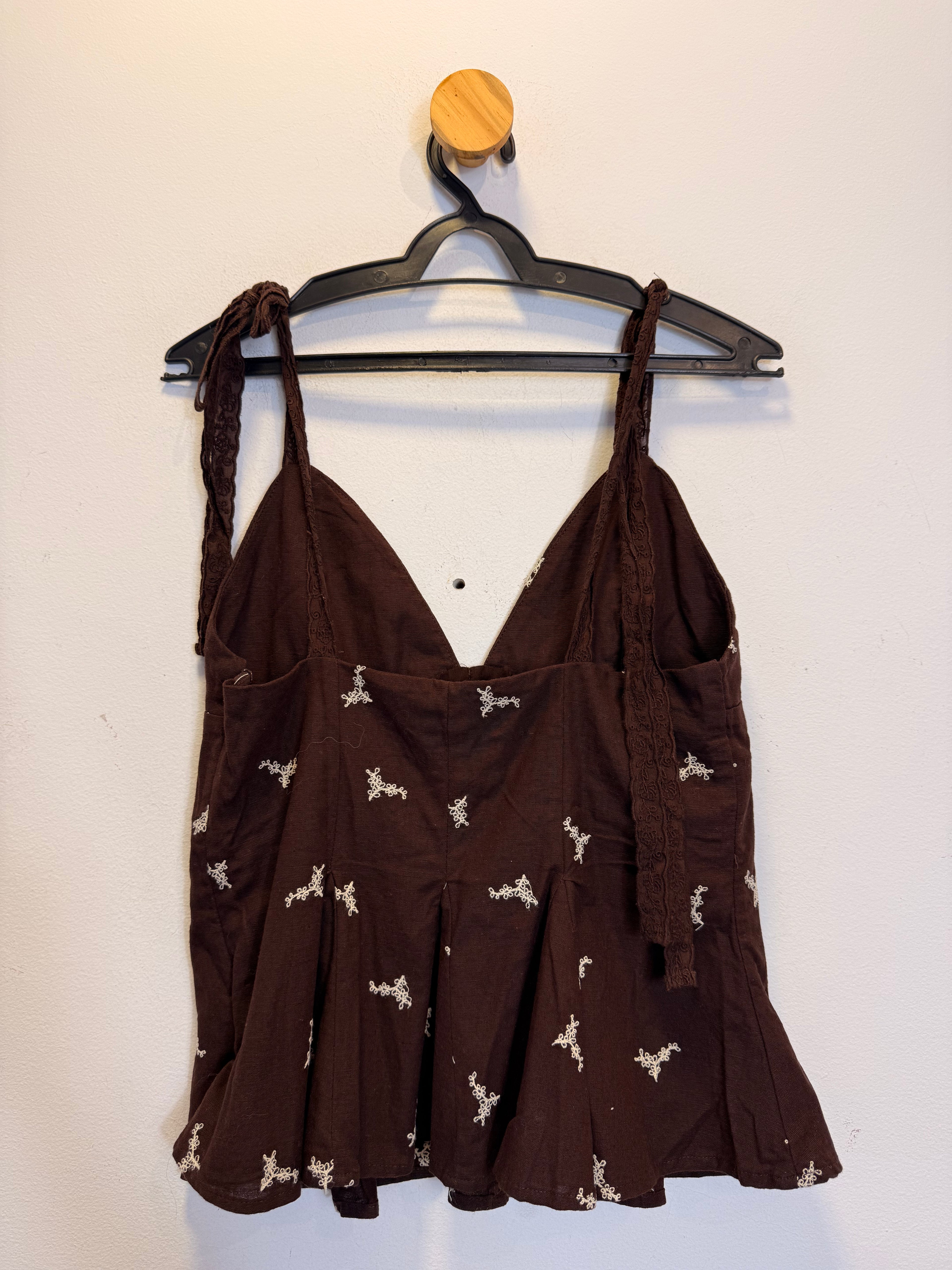 Blusa Marrom Zara