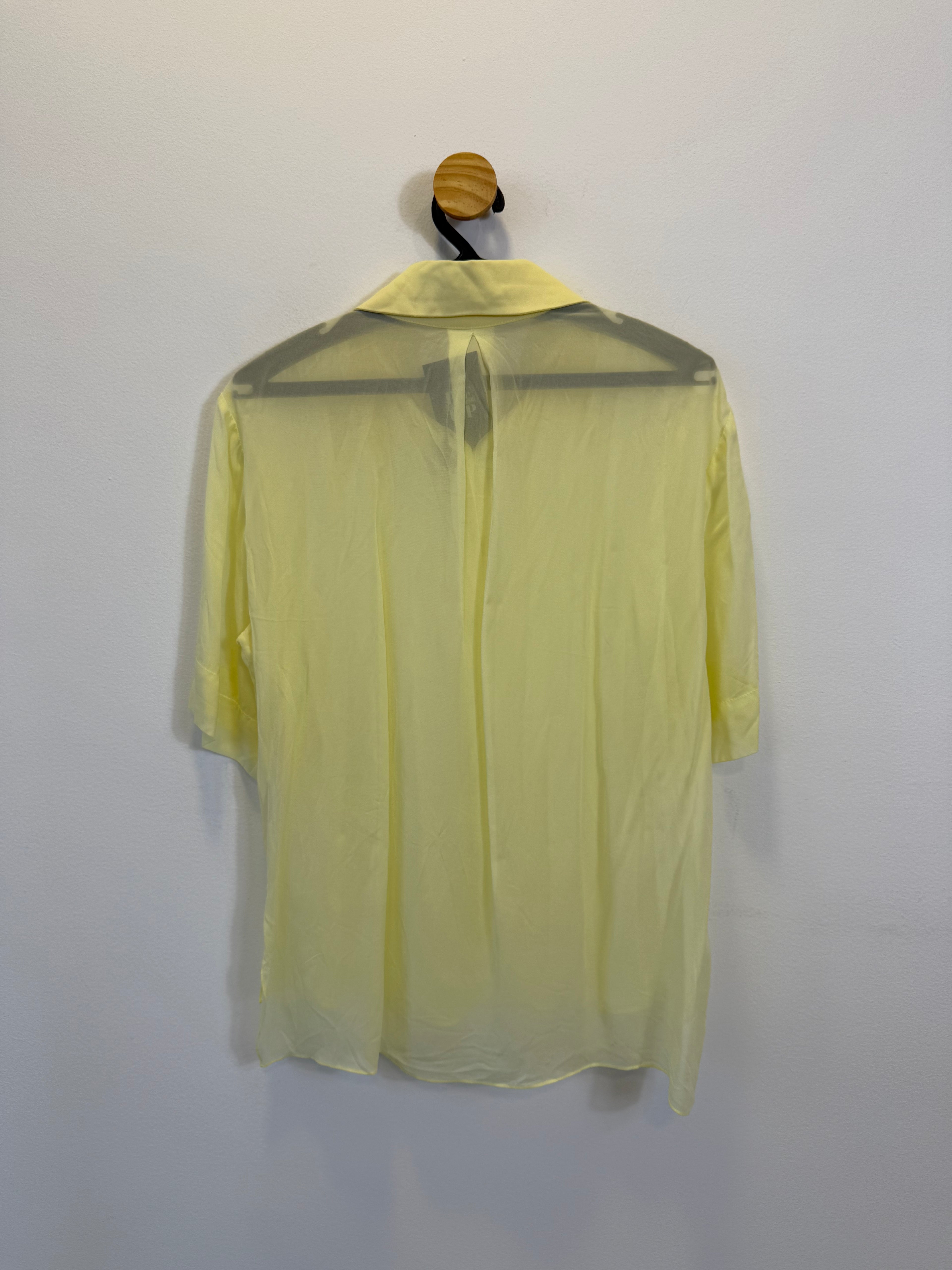 Camisa de Seda Amarela