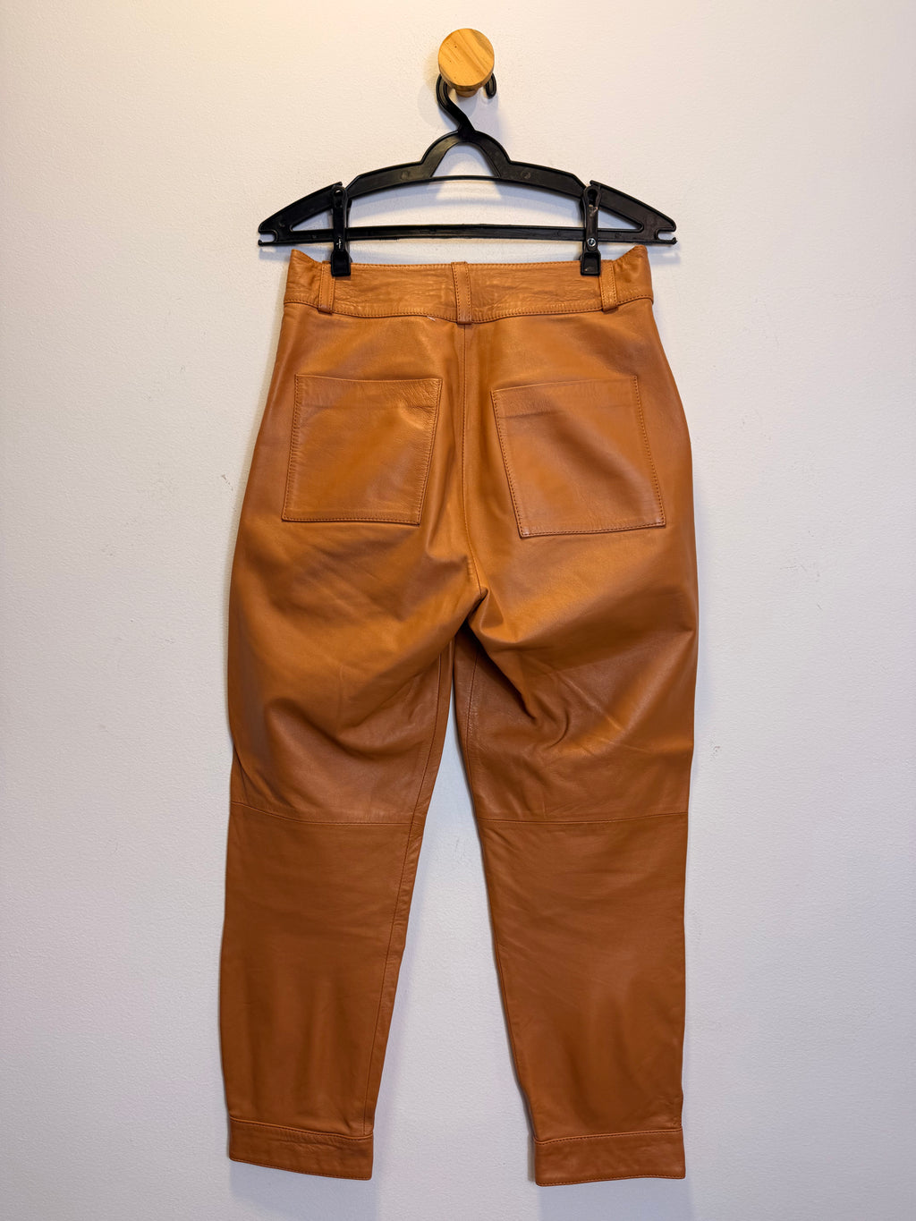 Calça Couro Terracota
