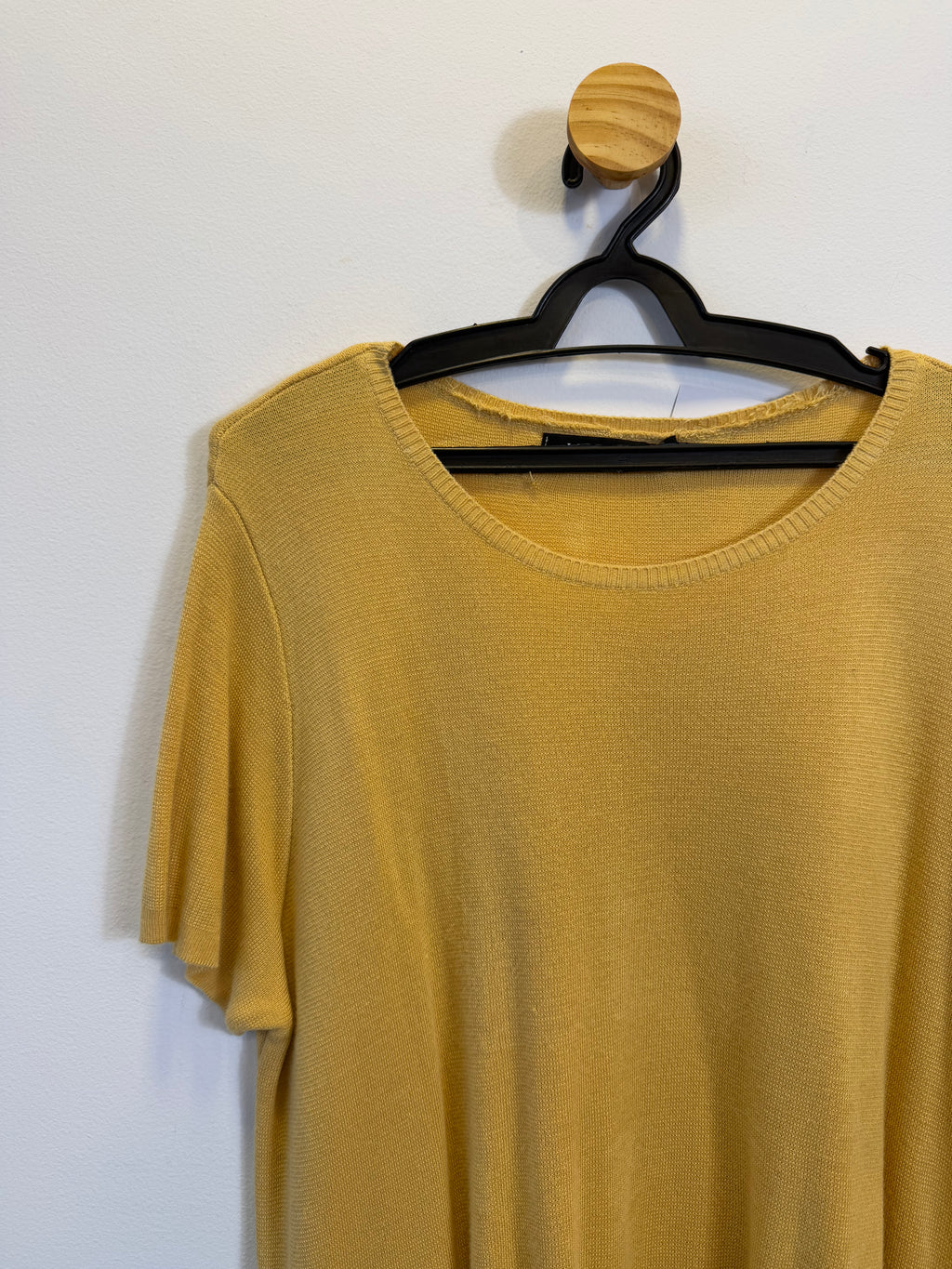Camiseta Malha Amarela