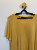 Camiseta Malha Amarela
