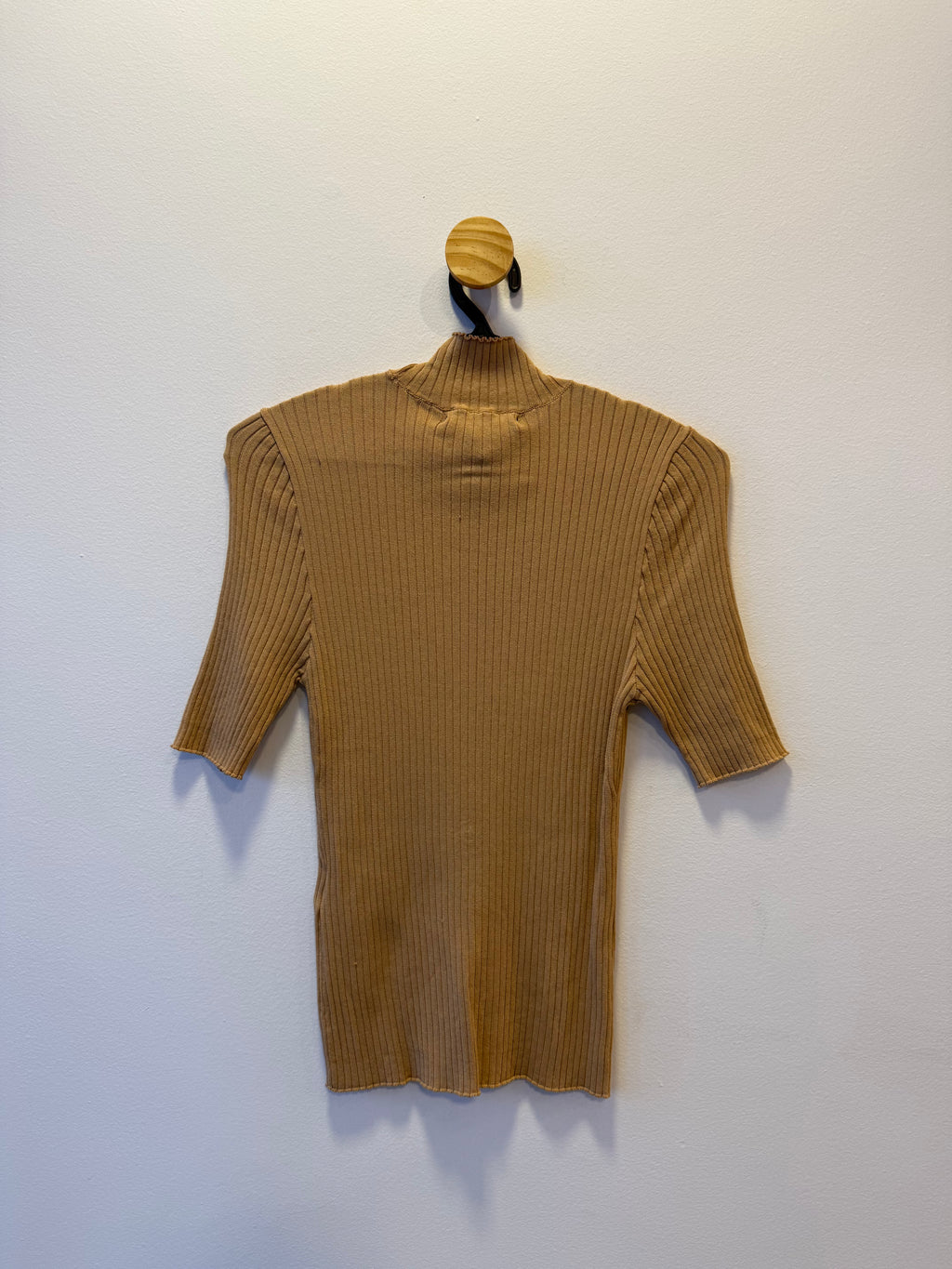 Blusa Canelada Camel