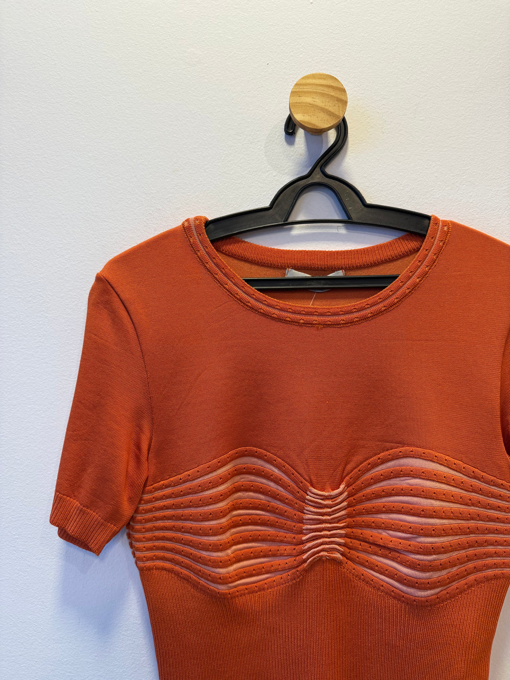 Cropped Malha Terracota