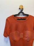 Cropped Malha Terracota