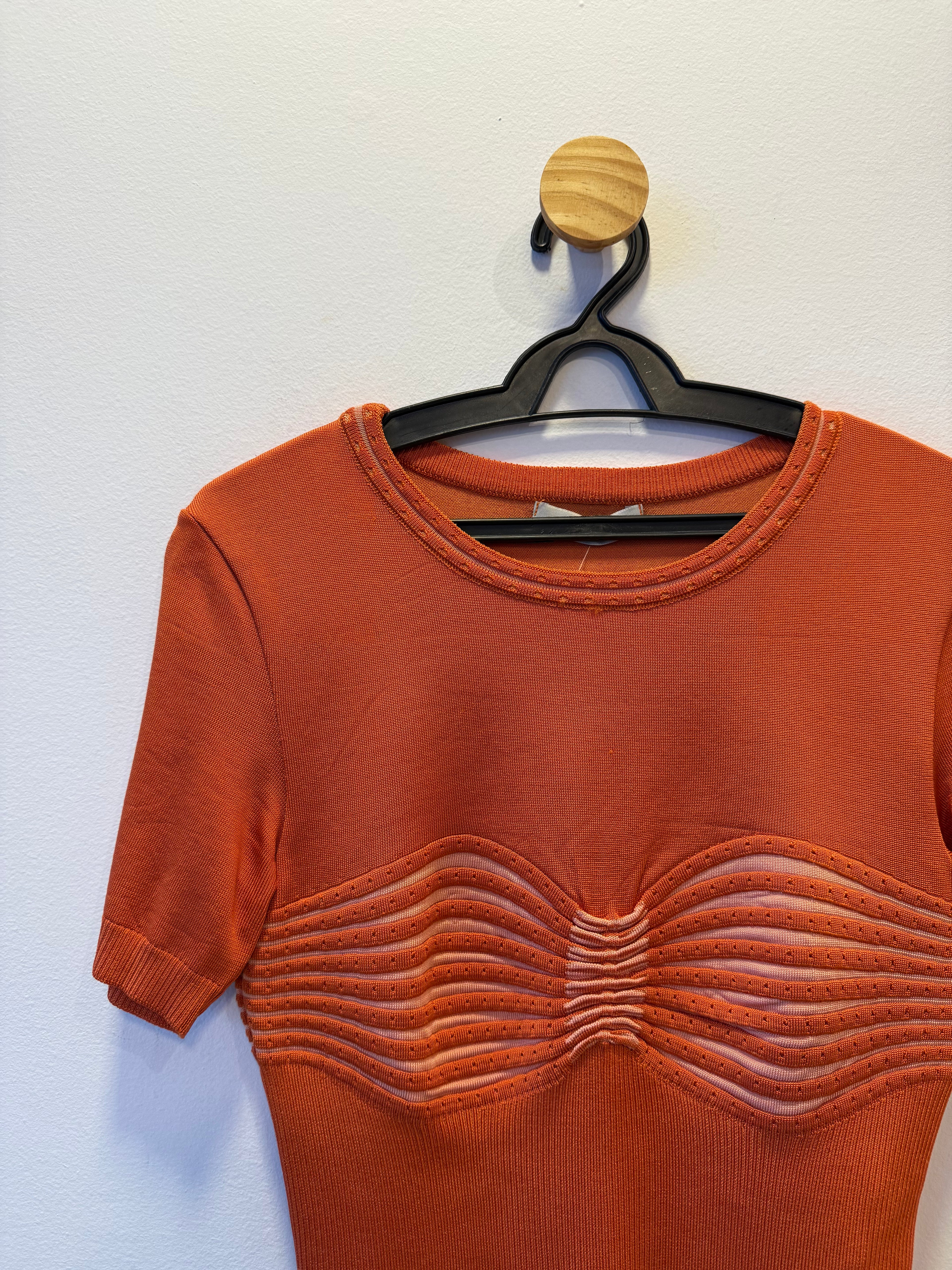Cropped Malha Terracota