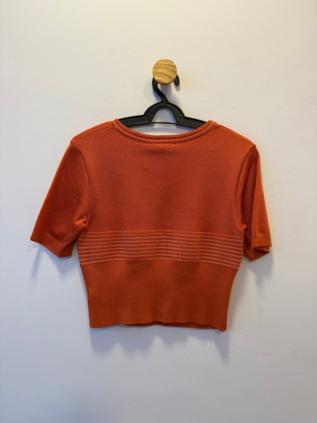Cropped Malha Terracota