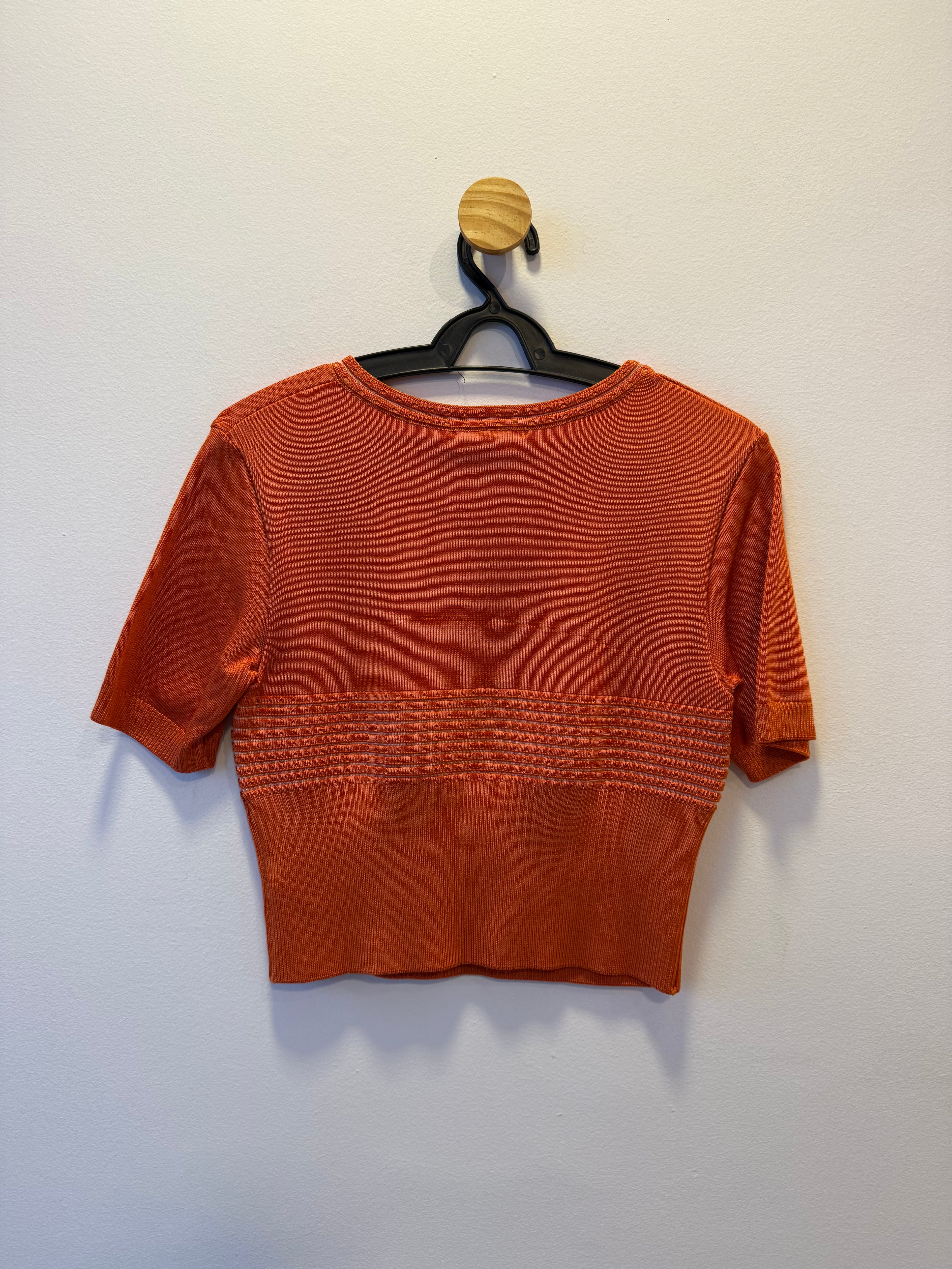 Cropped Malha Terracota
